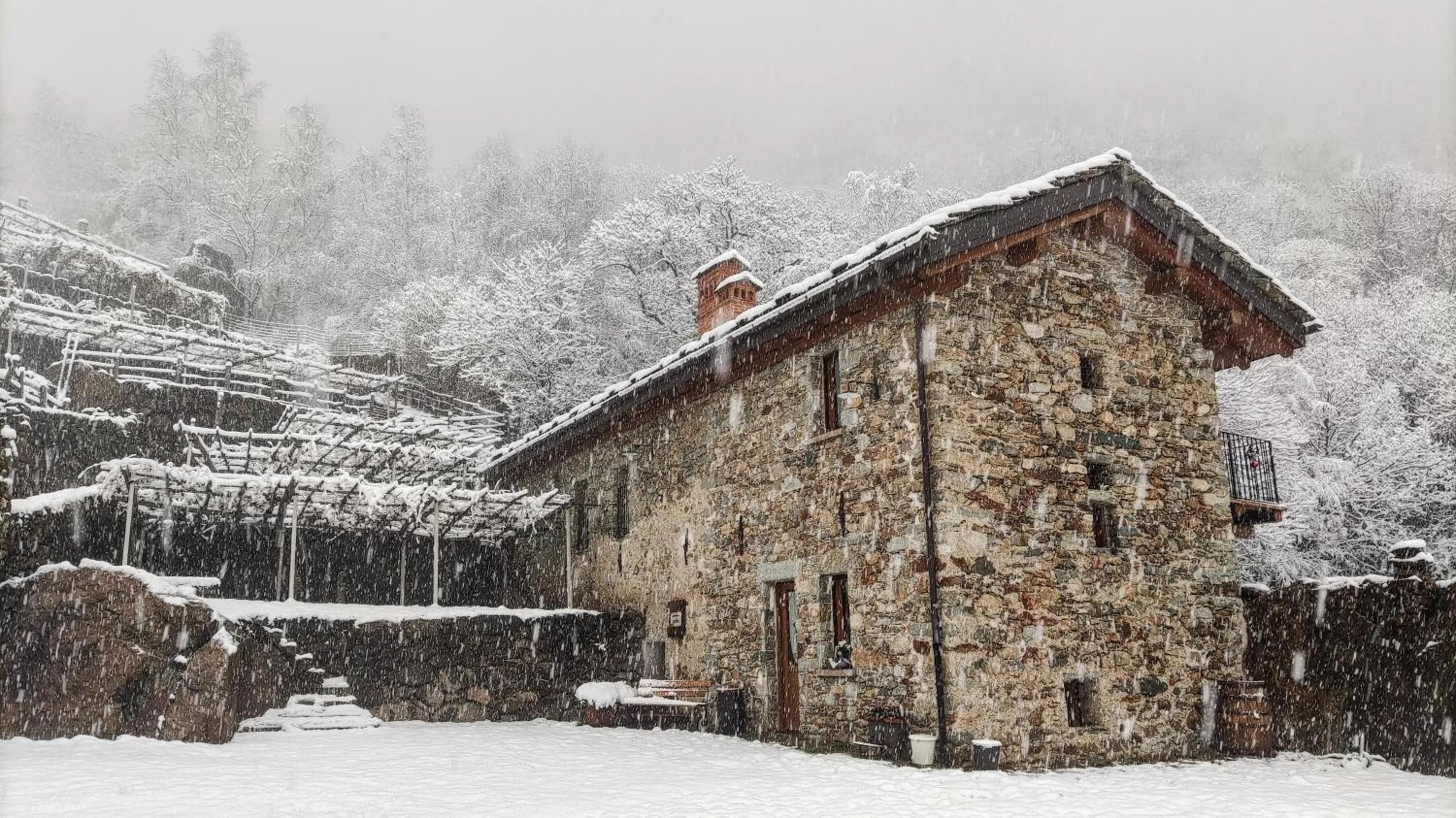 Winter in B&B Al Vecchio Torchio