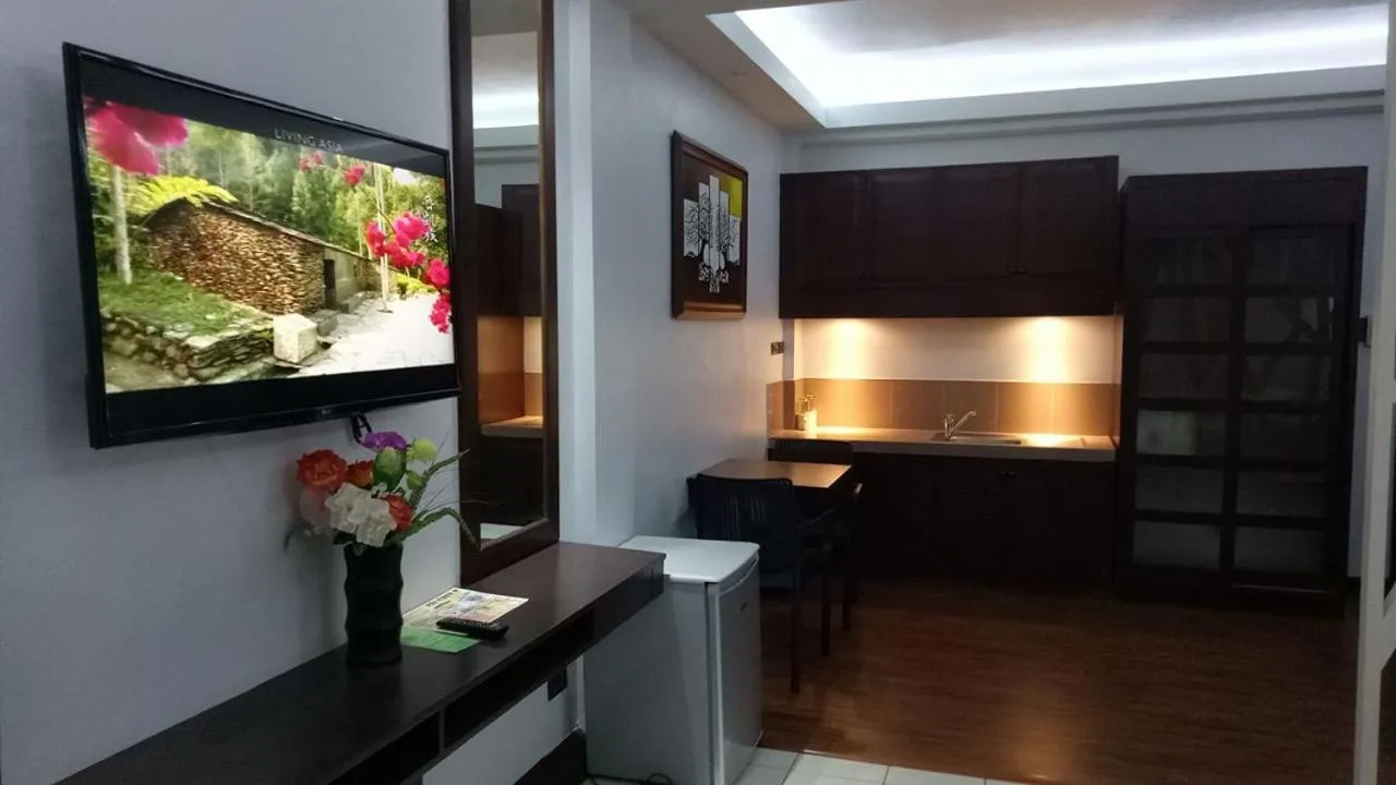 Kitchen or kitchenette in DM Residente Hotel Inns & Villas