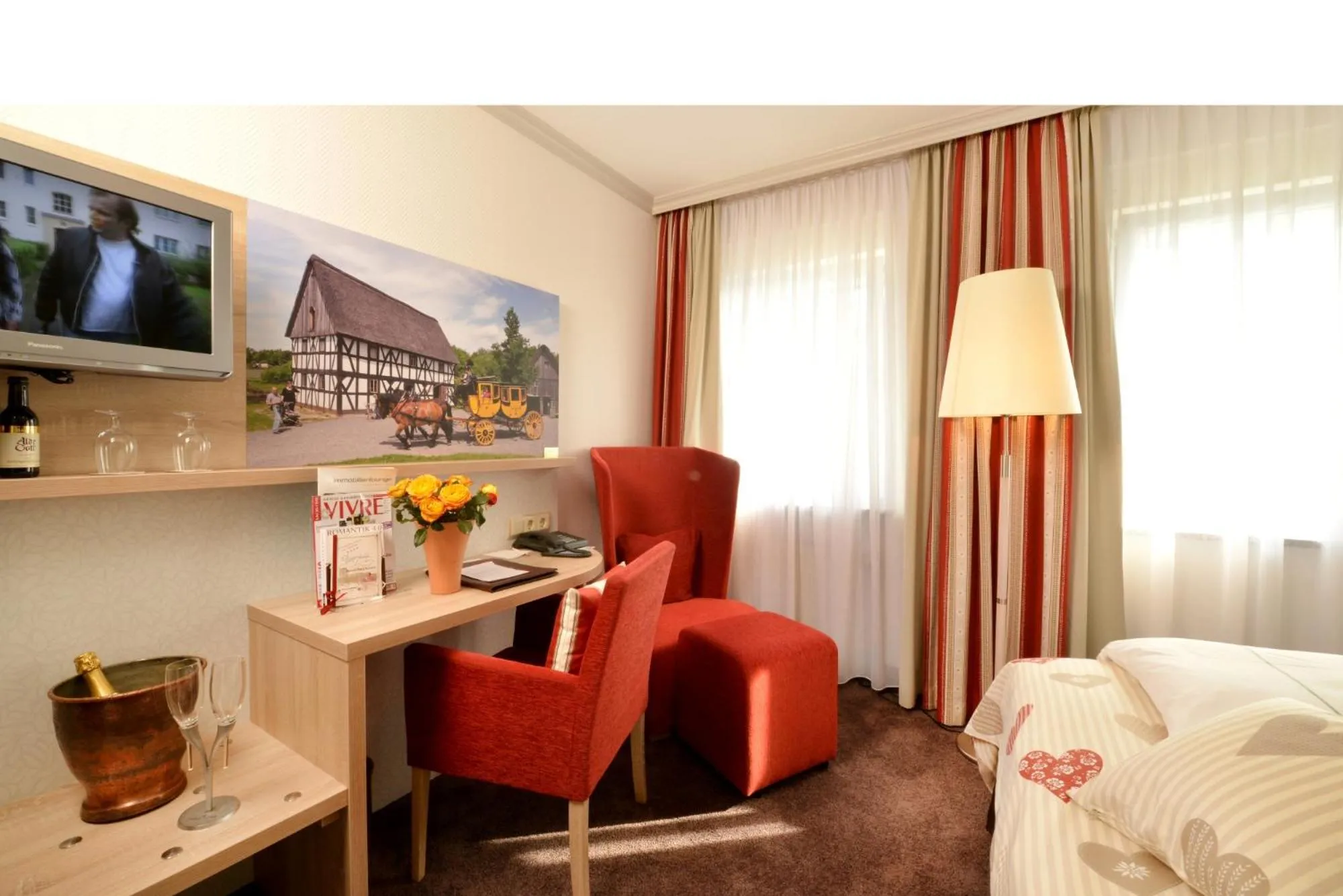 Seating area in Lohmann's Romantik Hotel Gravenberg