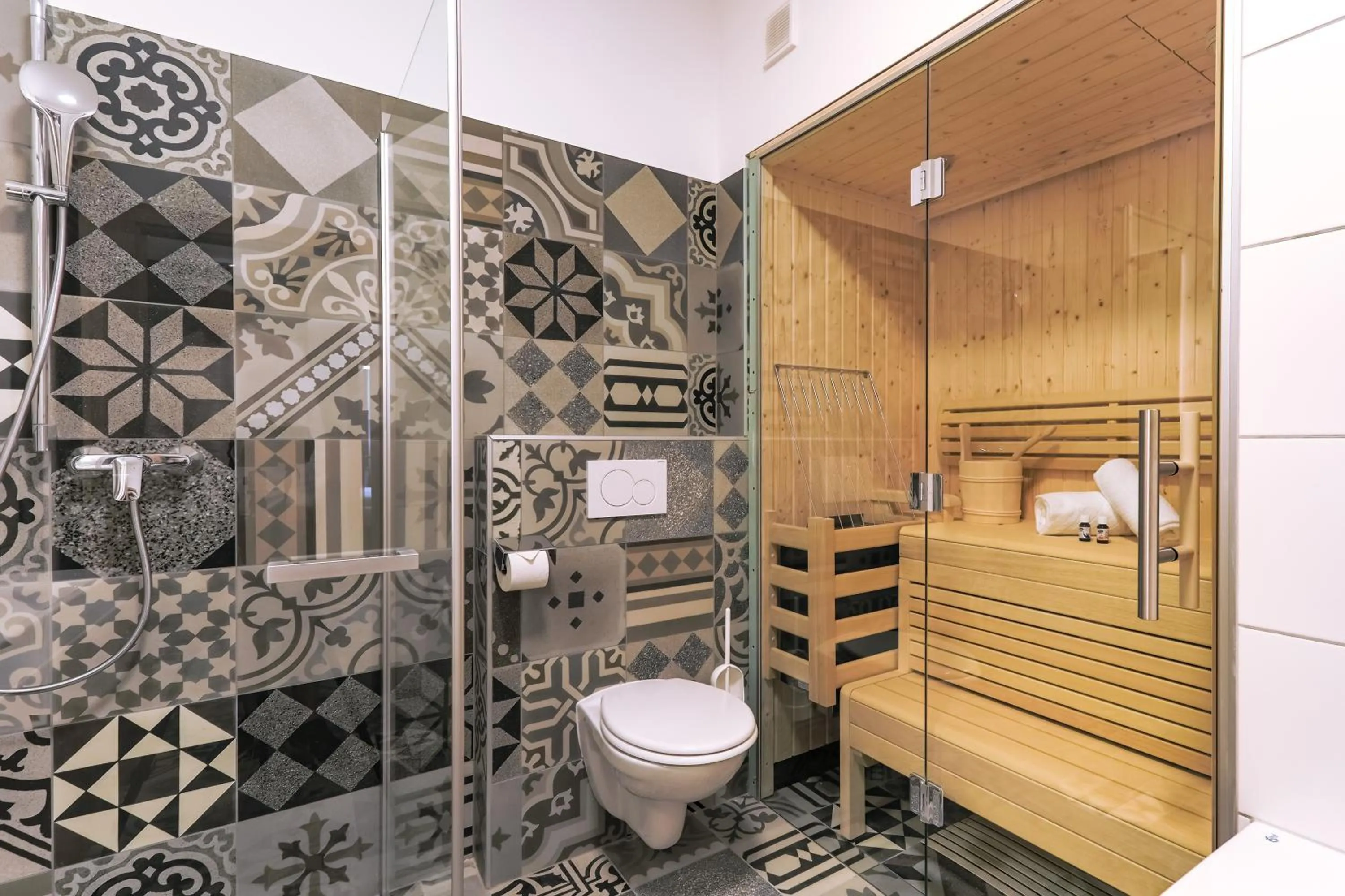 Shower in Kitz Residenz by Alpin Rentals