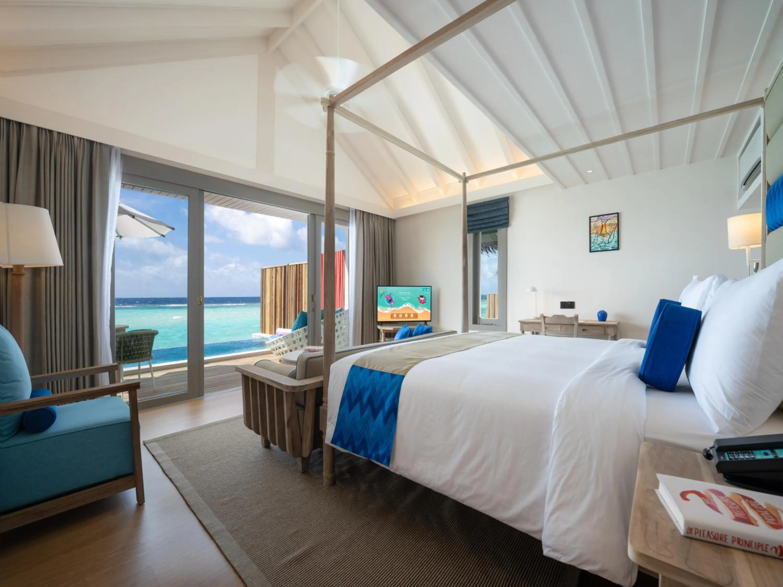 Bed in Cora Cora Maldives - Premium All-Inclusive Resort
