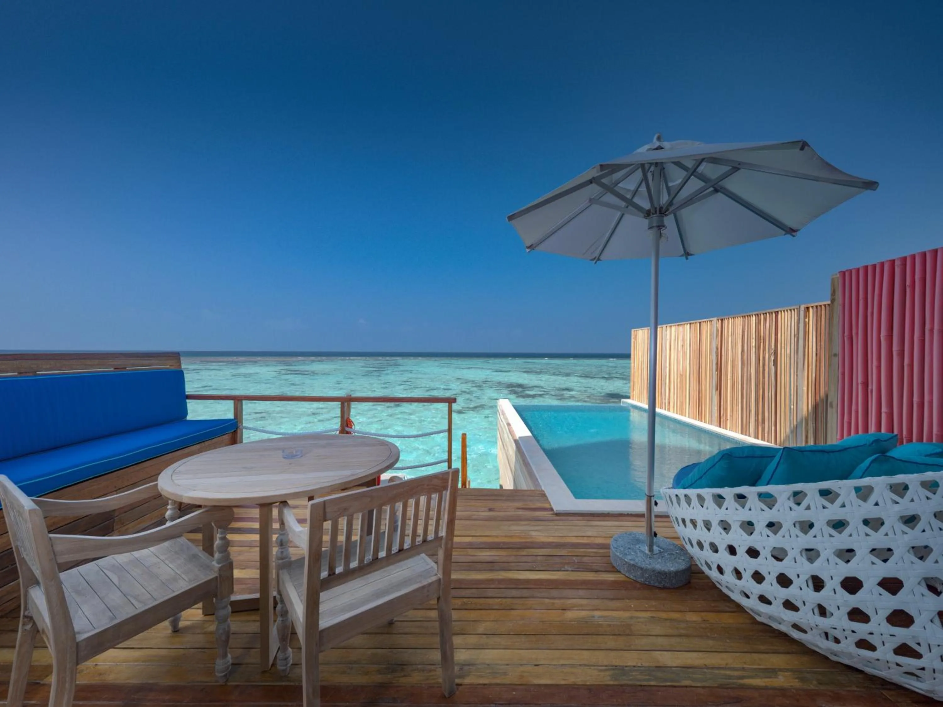 Balcony/Terrace in Cora Cora Maldives - Premium All-Inclusive Resort