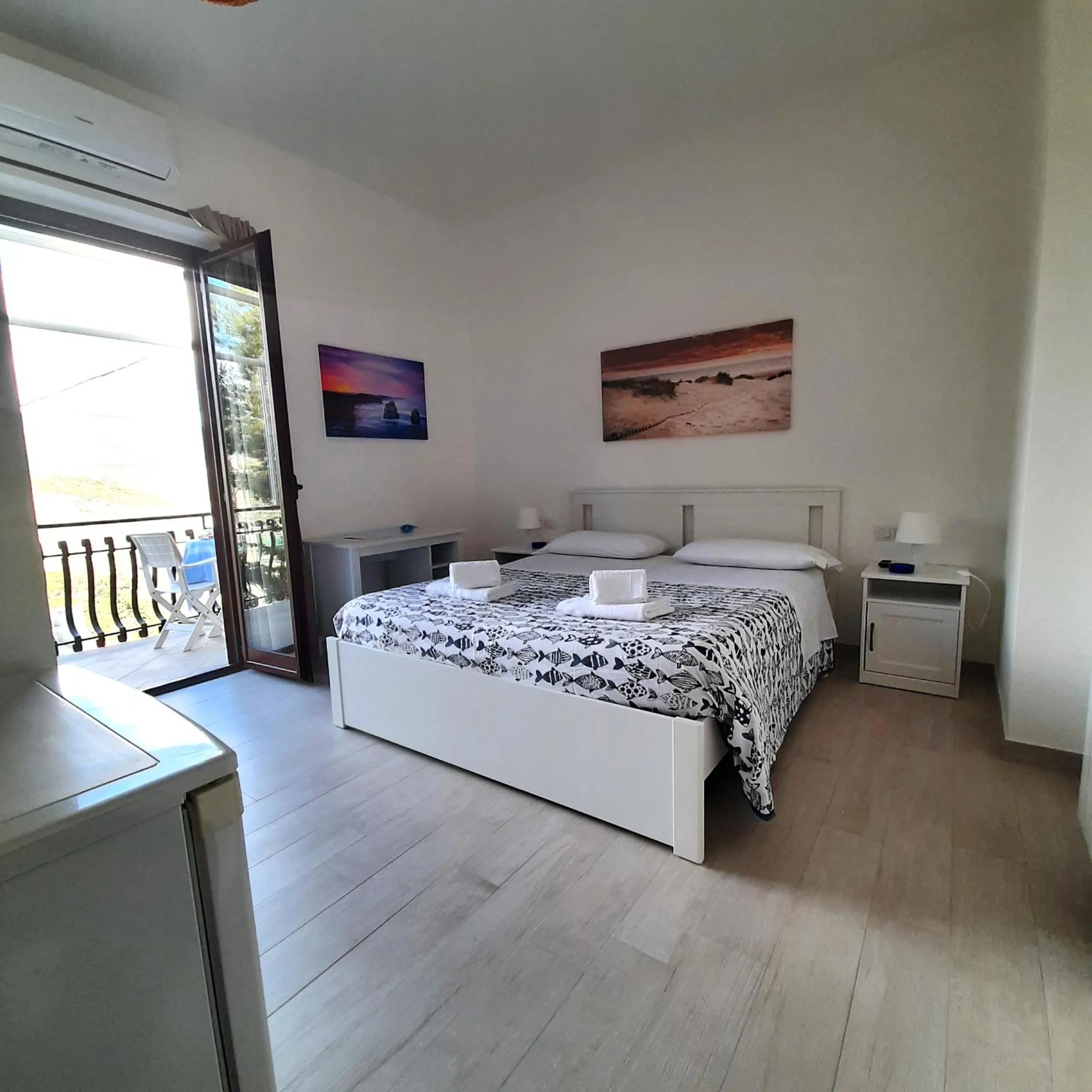 Bedroom, Bed in B&B La Carminella