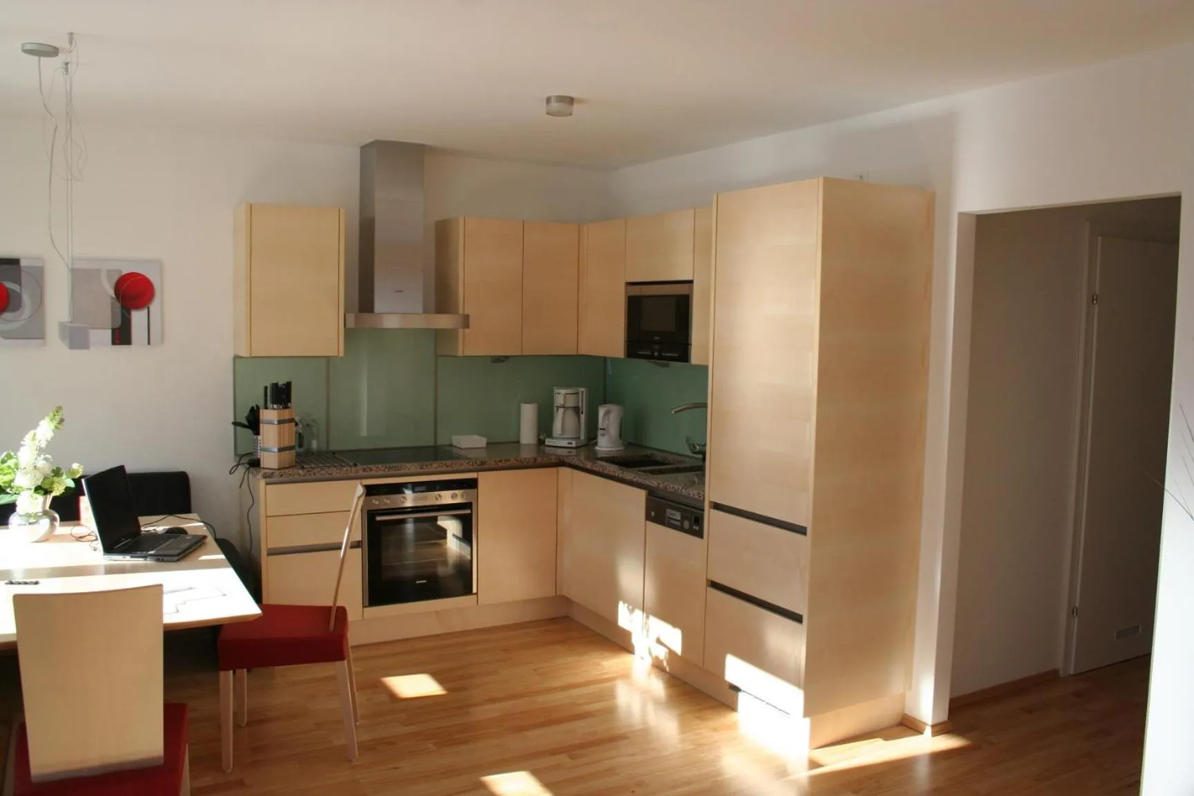 Kitchen or kitchenette in Appartement Enns by Schladmingurlaub