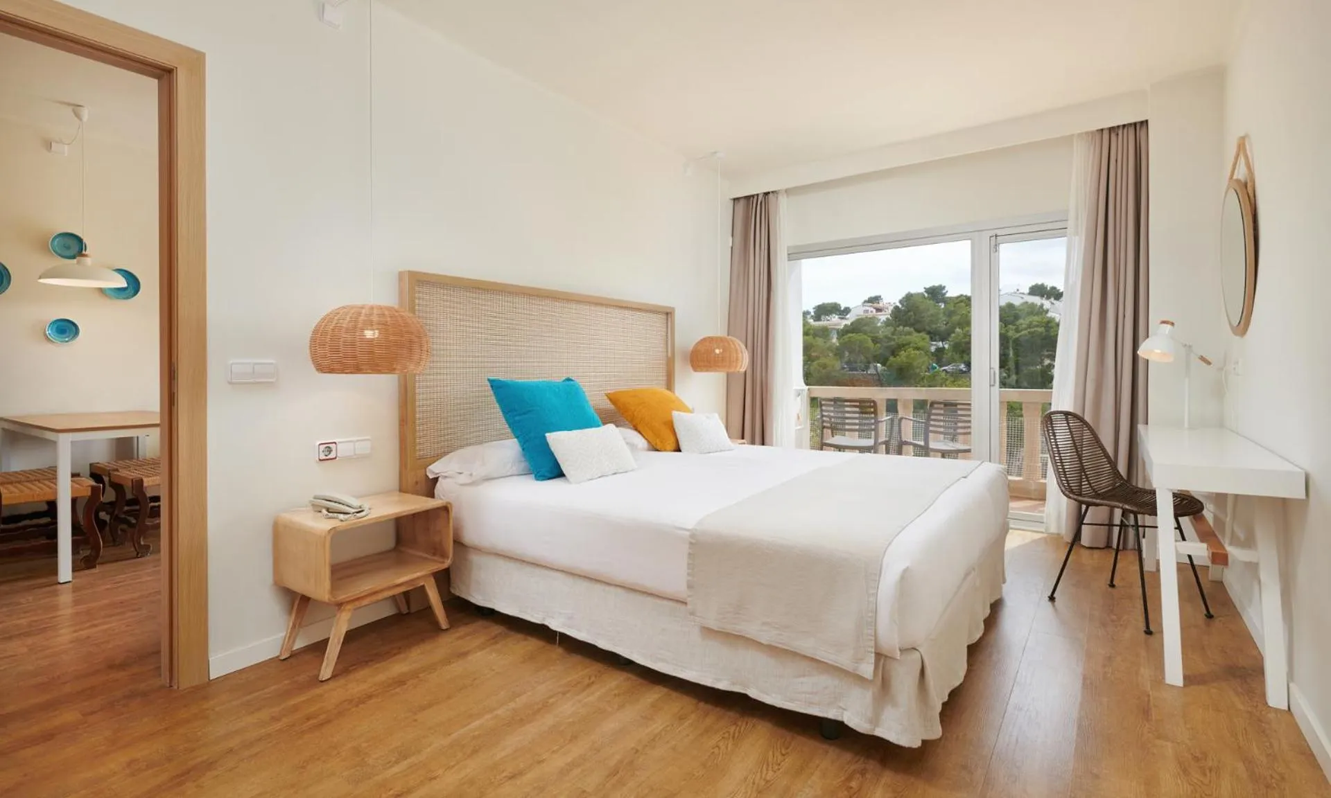 Photo of the whole room, Bed in Hotel Apartamentos Cala Santanyi