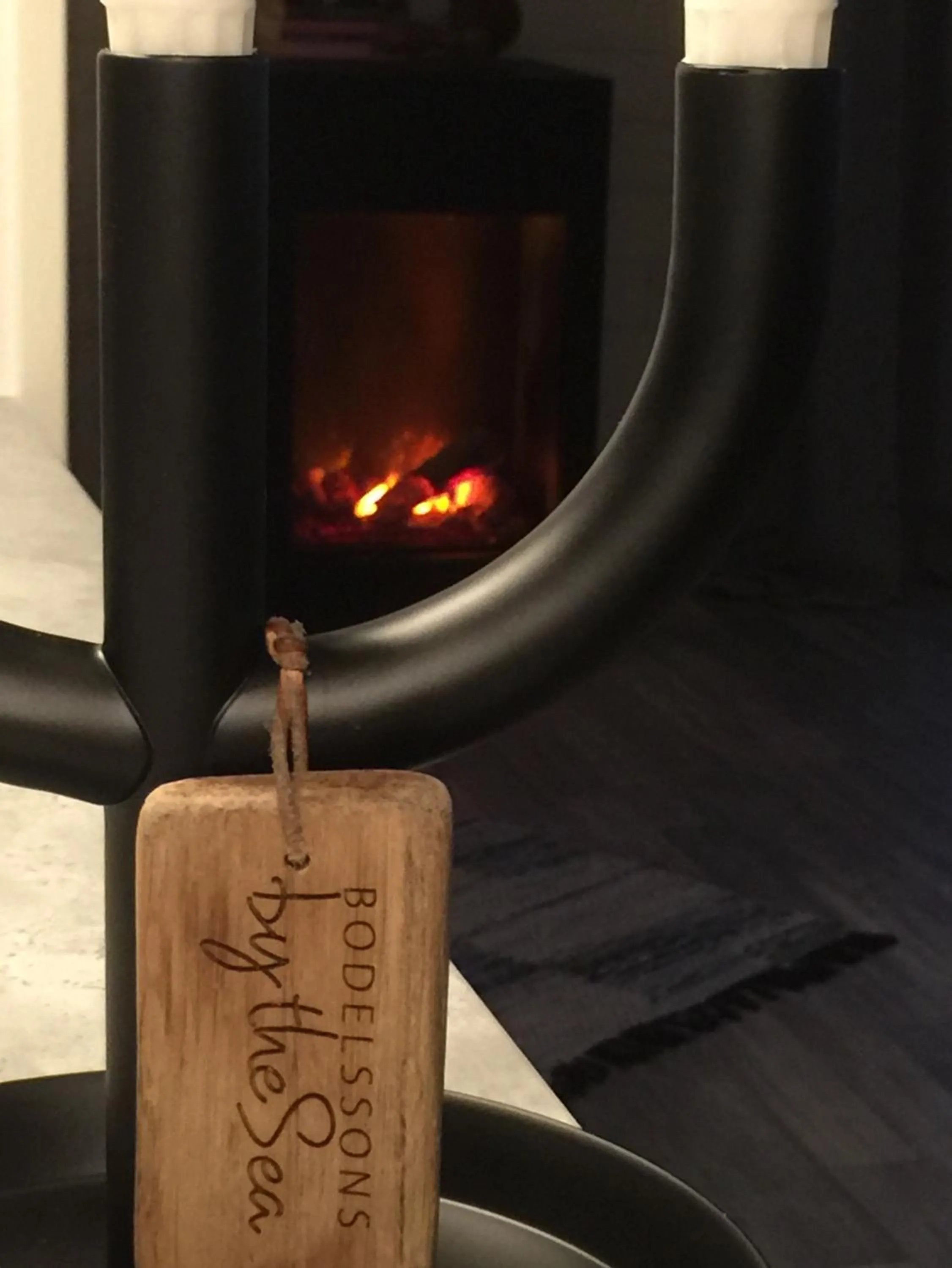 Night in Bodelssons by the Sea