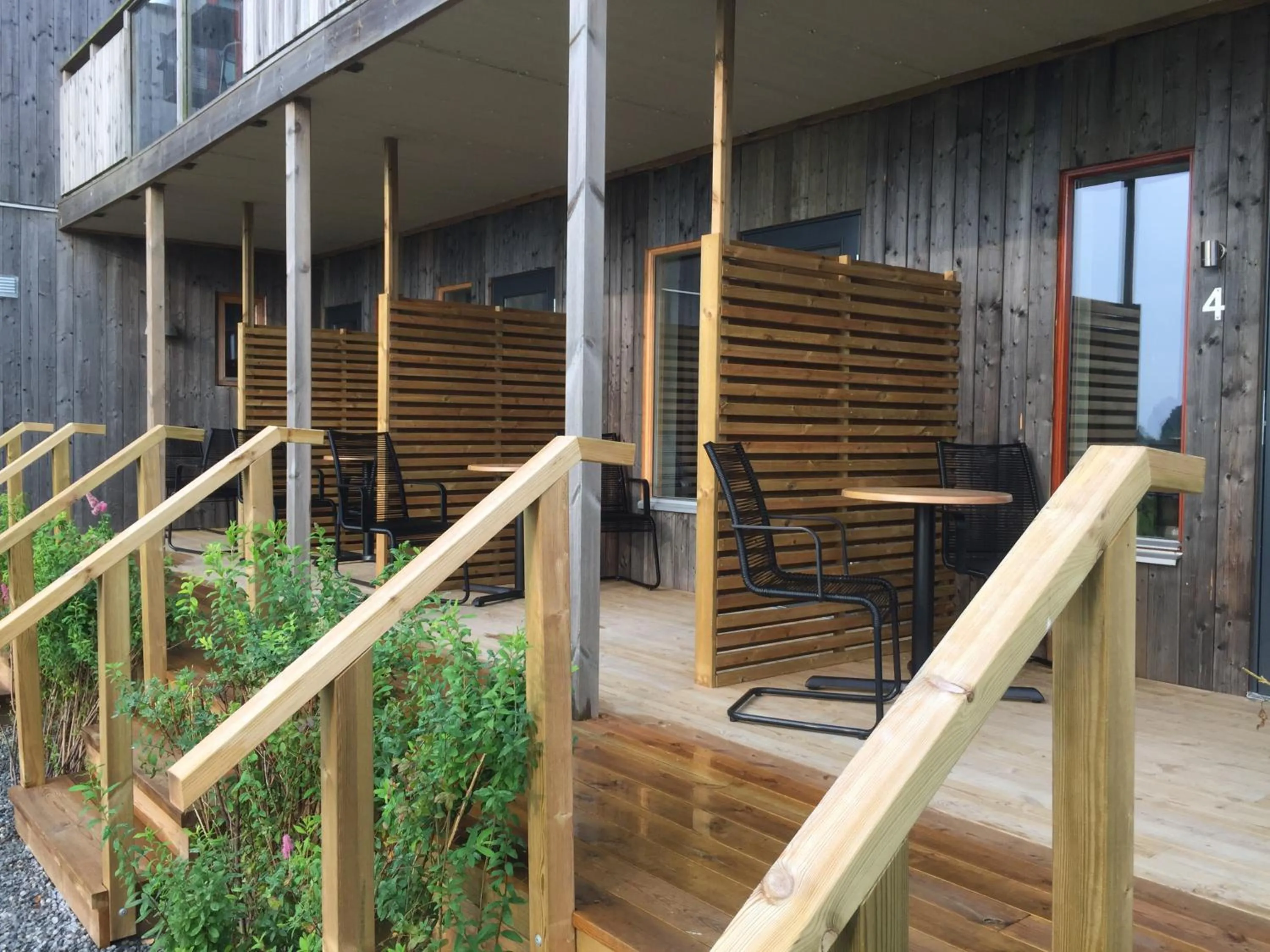 Patio in Bodelssons by the Sea