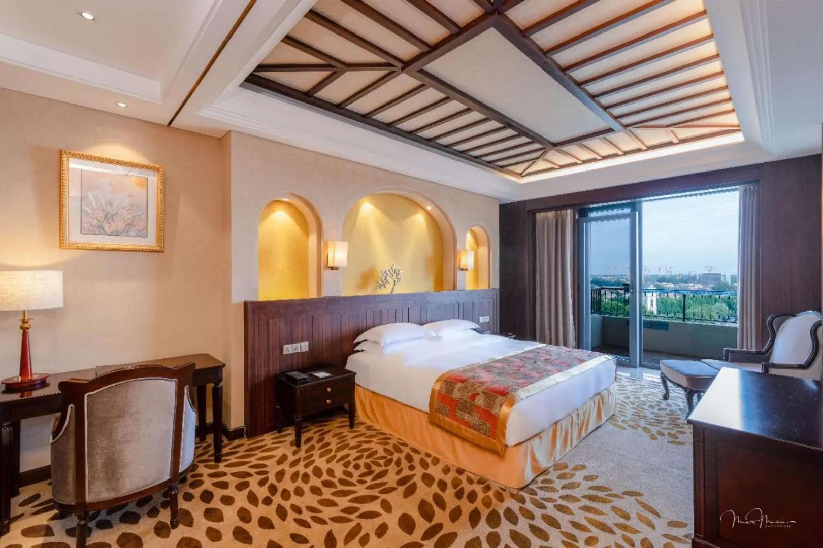 Bed in Grand Metropark Longxi Conference Center Beijing