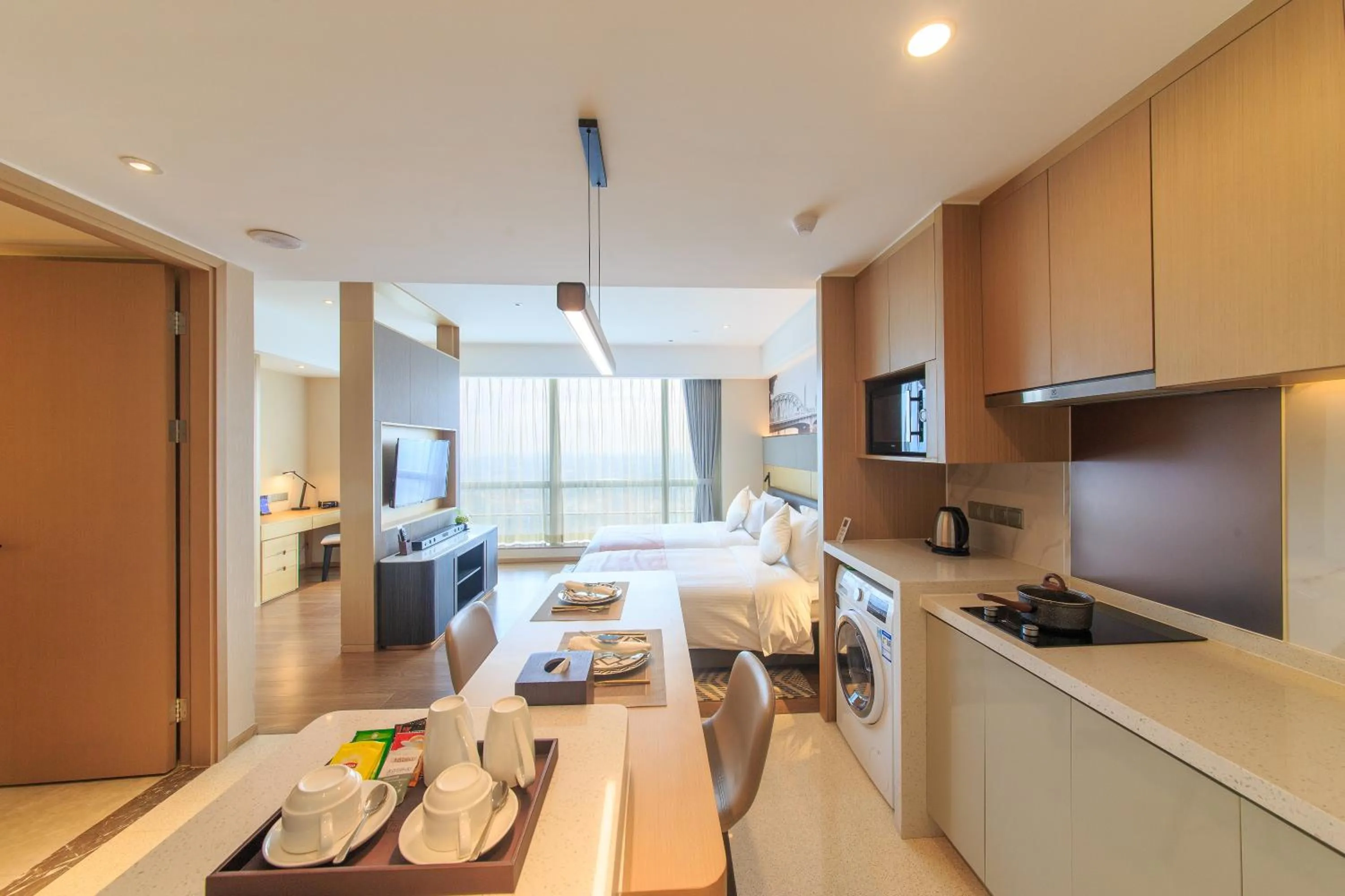 Kitchen or kitchenette in Somerset Bio-Island Guangzhou