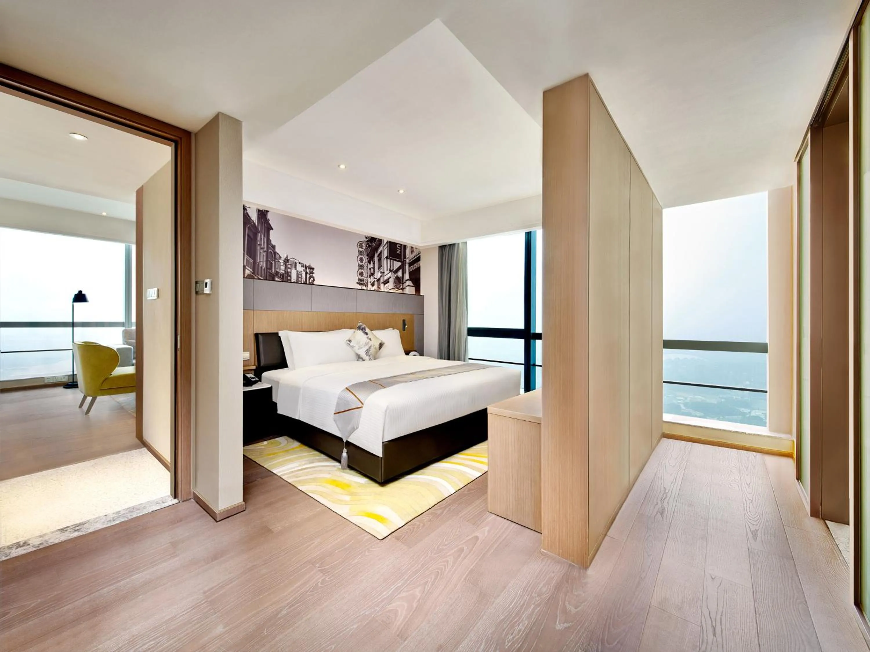 Bedroom, Bed in Somerset Bio-Island Guangzhou