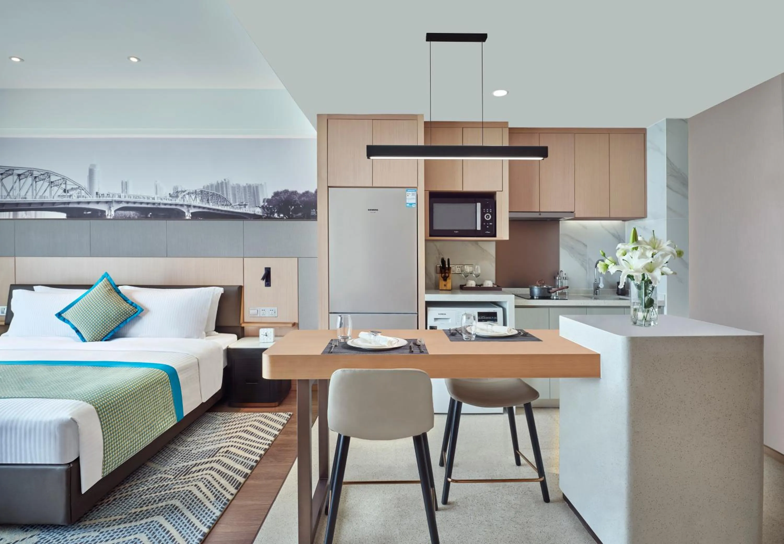 Dining area in Somerset Bio-Island Guangzhou