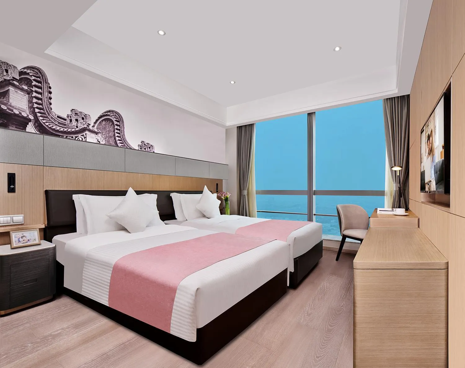 Bedroom, Bed in Somerset Bio-Island Guangzhou