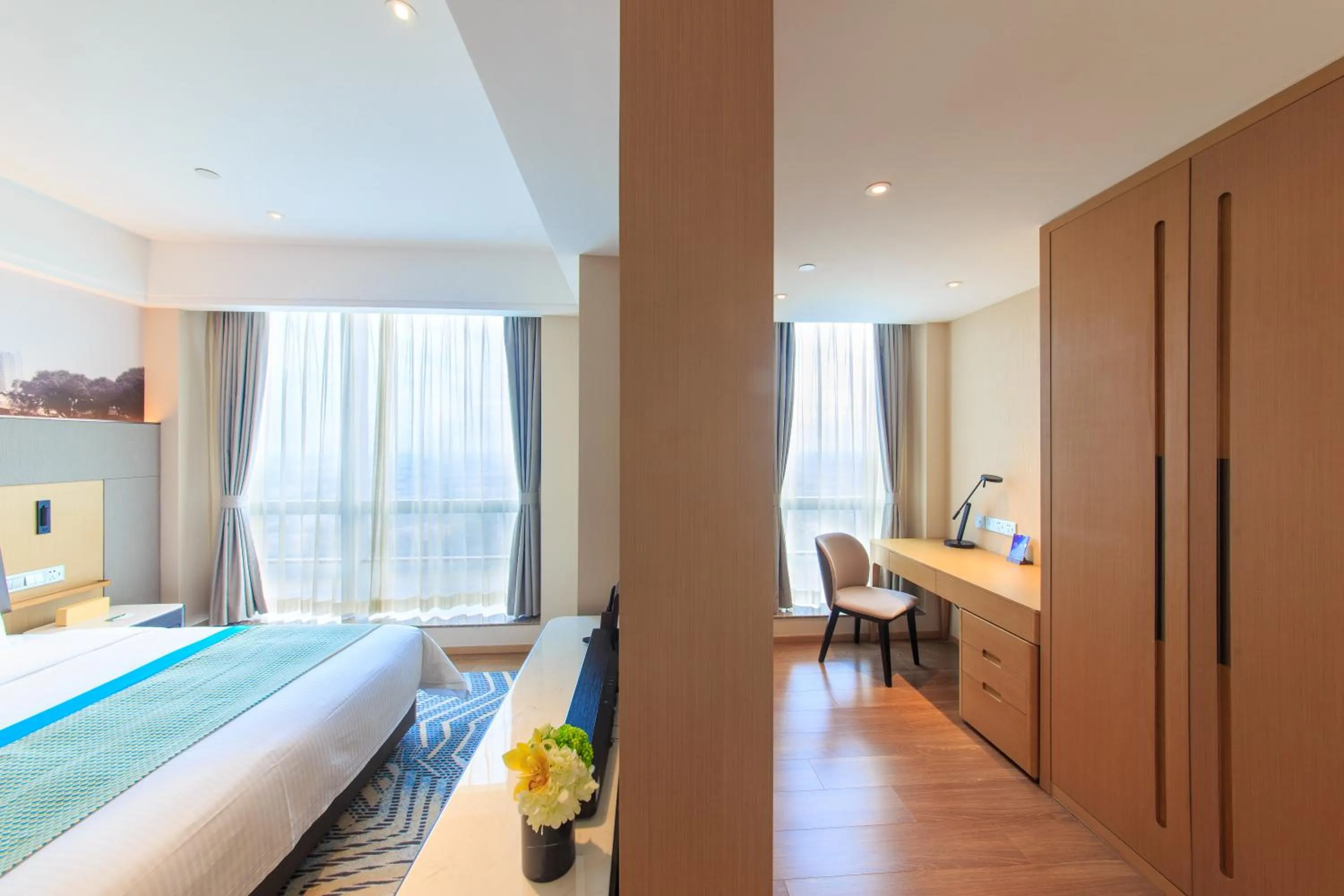 Bedroom, Bed in Somerset Bio-Island Guangzhou