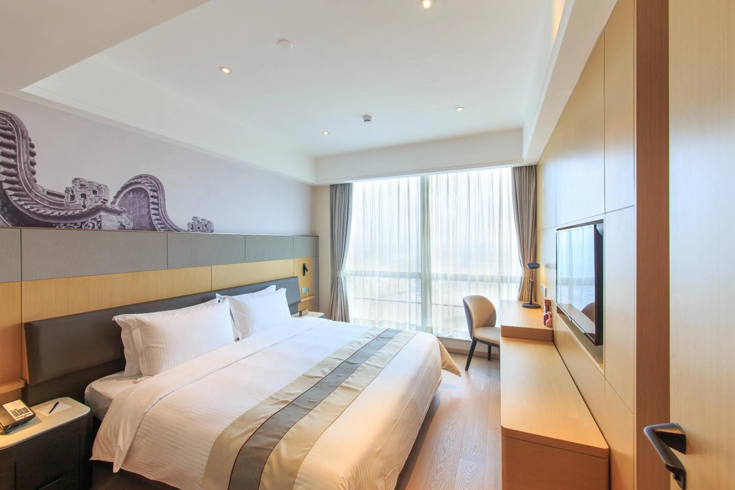 Bedroom, Bed in Somerset Bio-Island Guangzhou