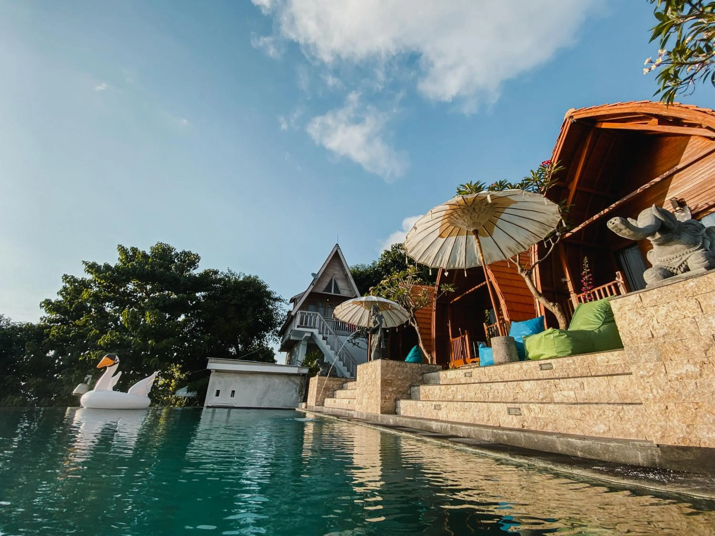 Natural landscape in Permata Hill Nusa Penida