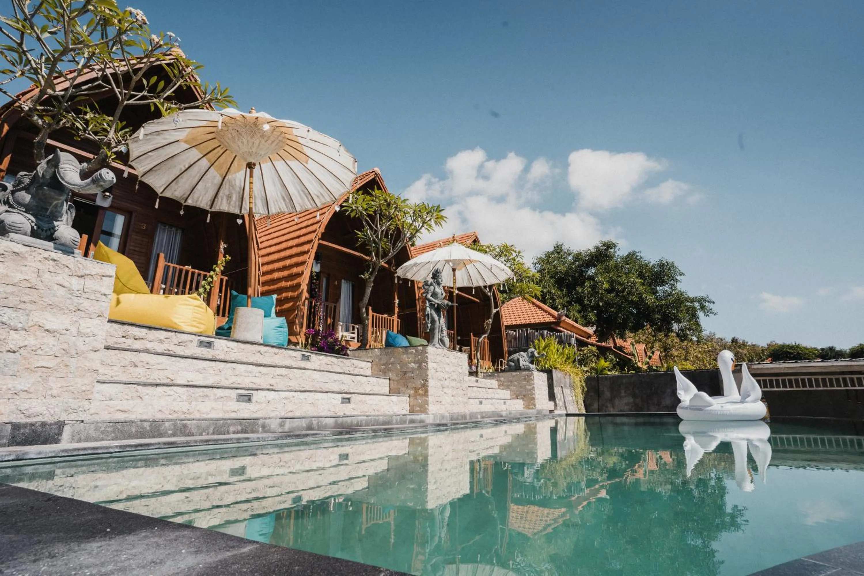 Pool view in Permata Hill Nusa Penida