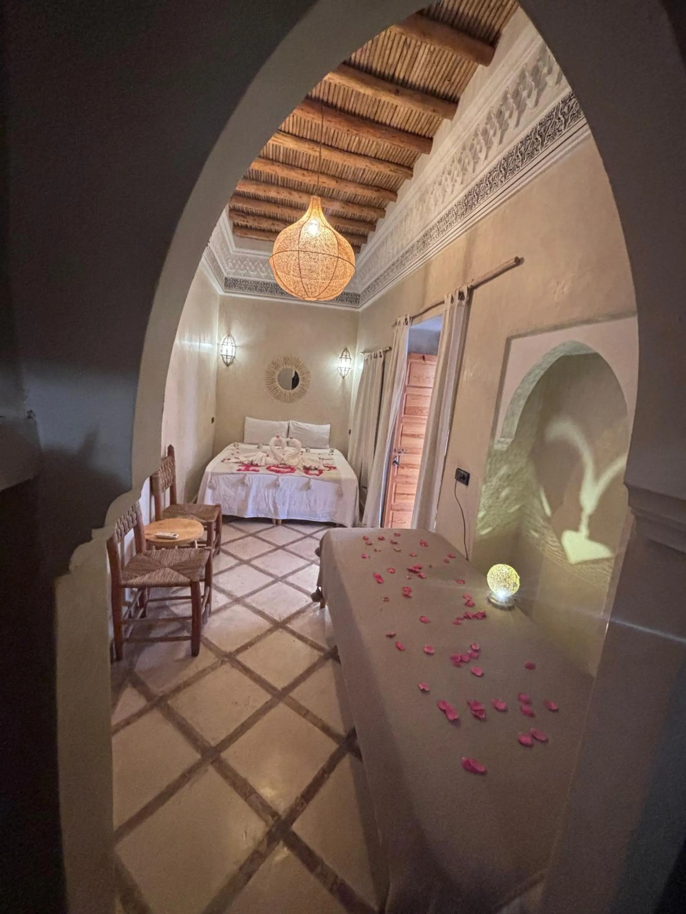 Property building, Bed in Riad Minami
