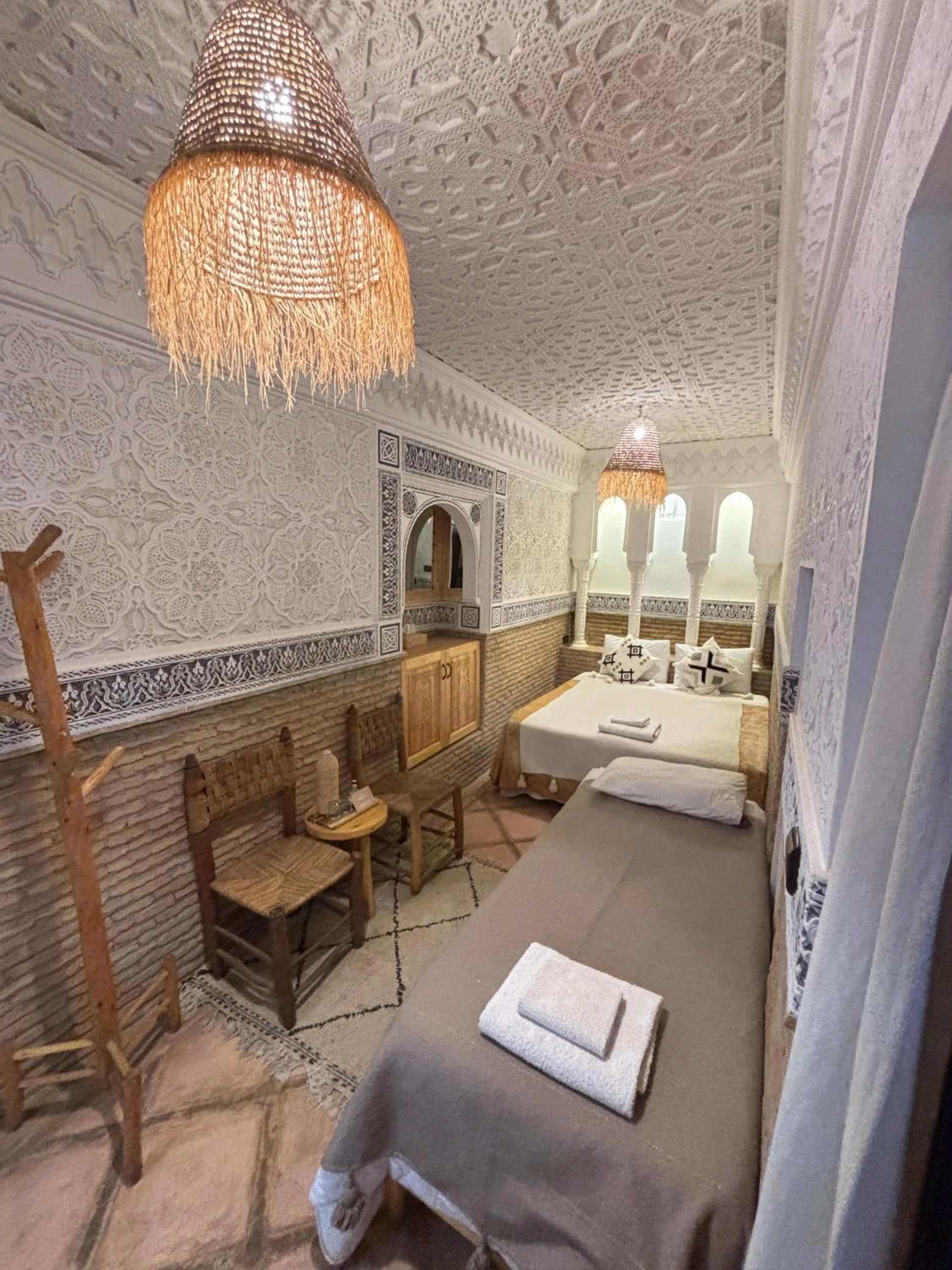 Property building, Bed in Riad Minami