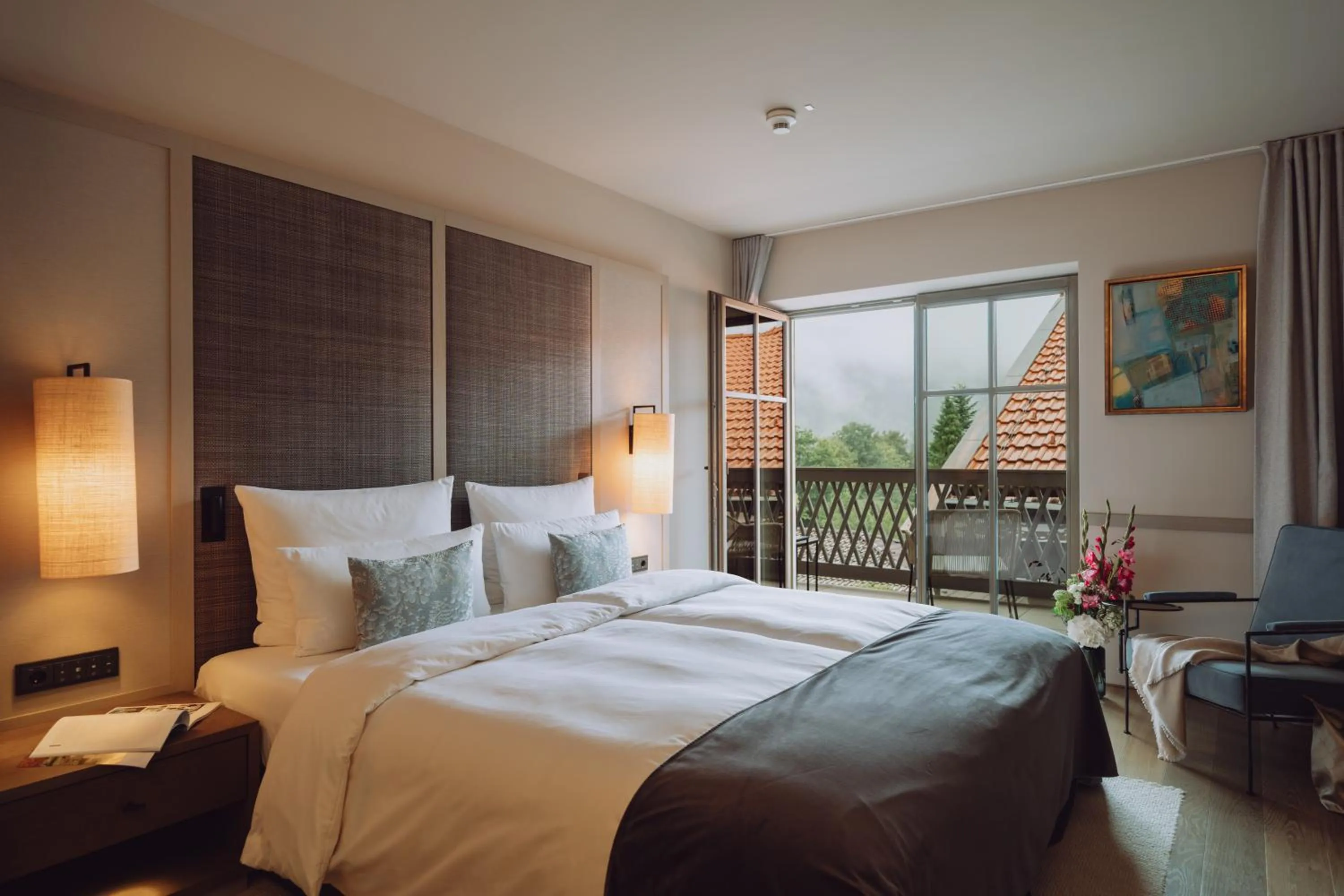 Photo of the whole room, Bed in Parkhotel Egerner Höfe