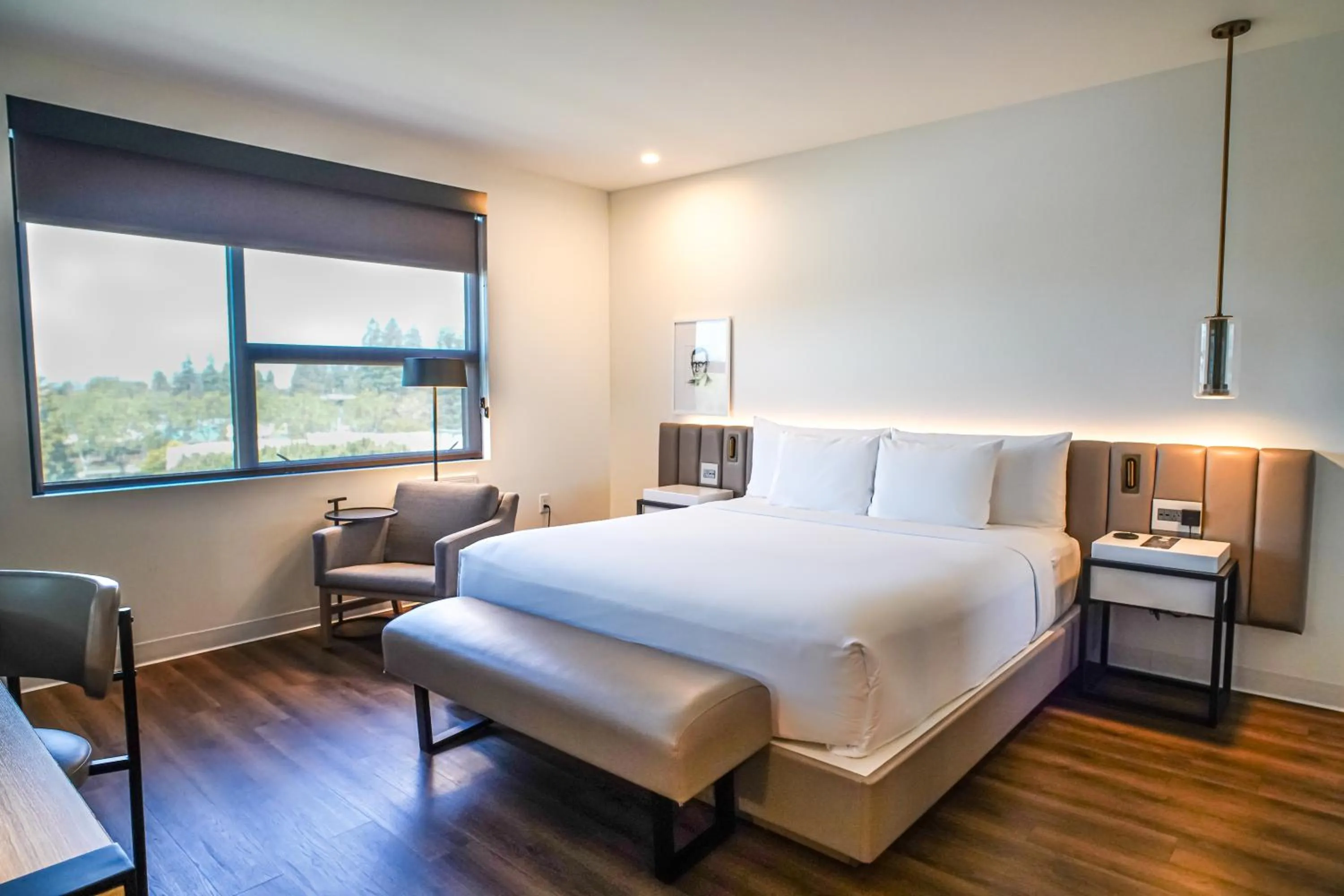 Bed in Shashi Hotel Mountain View Palo Alto