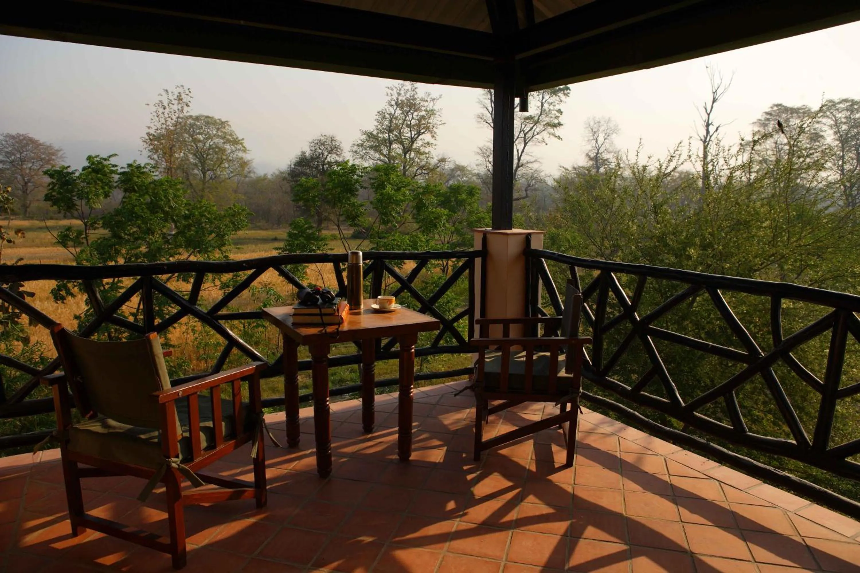 Garden view in Jim's Jungle Retreat