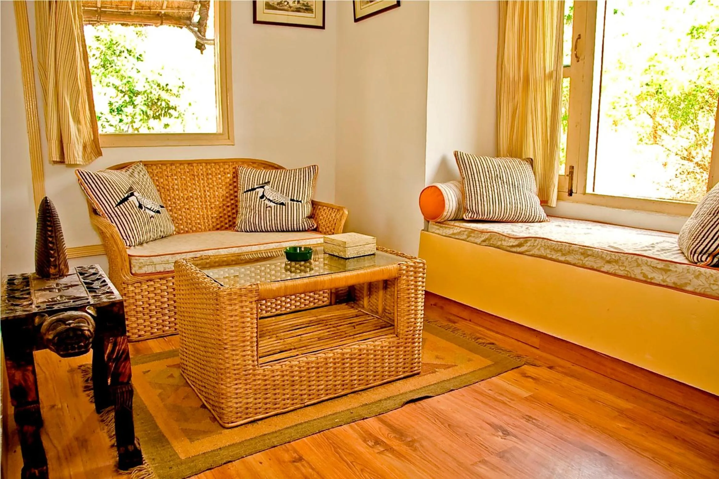 Day, Bed in Jim's Jungle Retreat