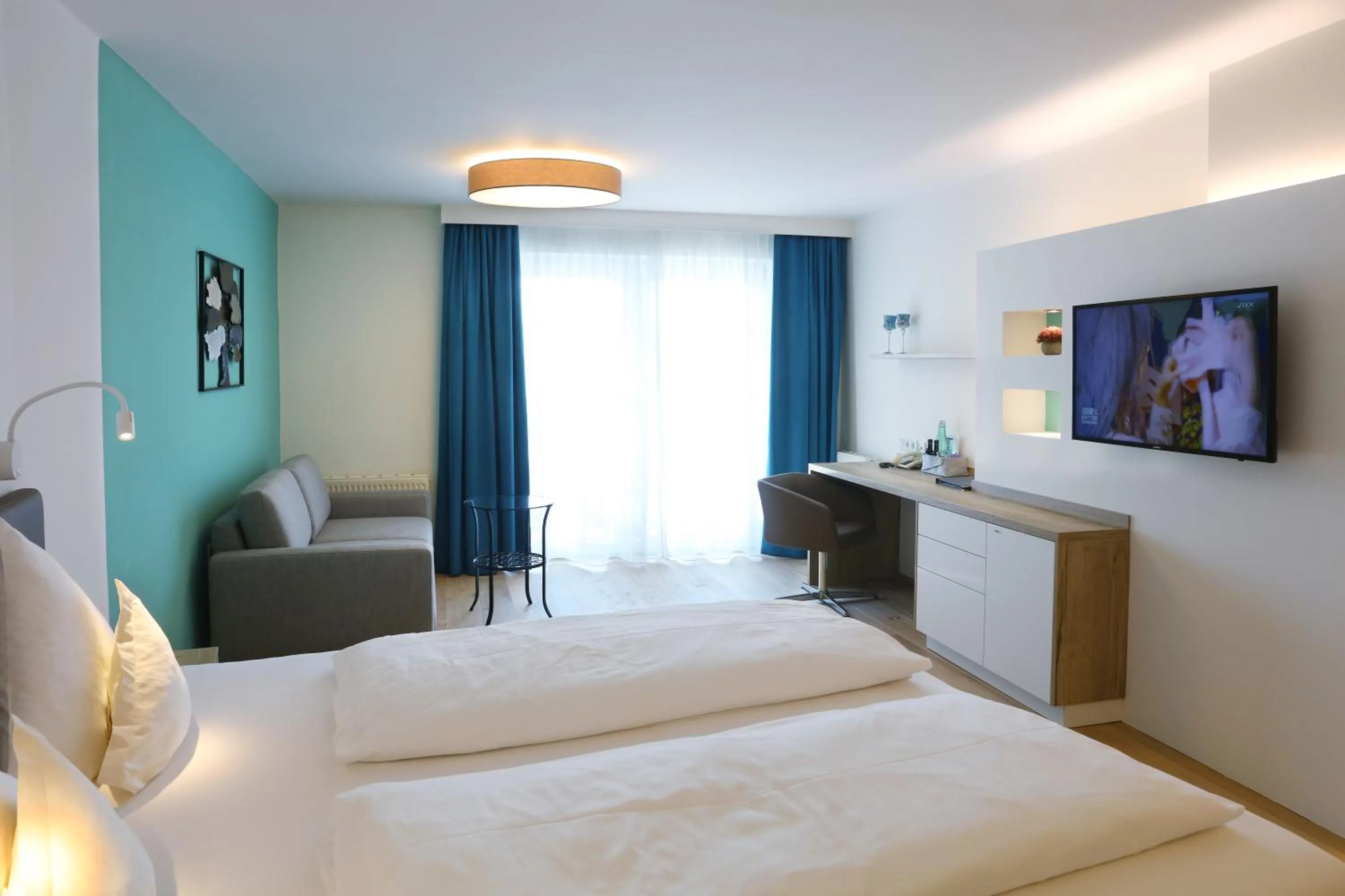 Bed in Hotel Himmelreich