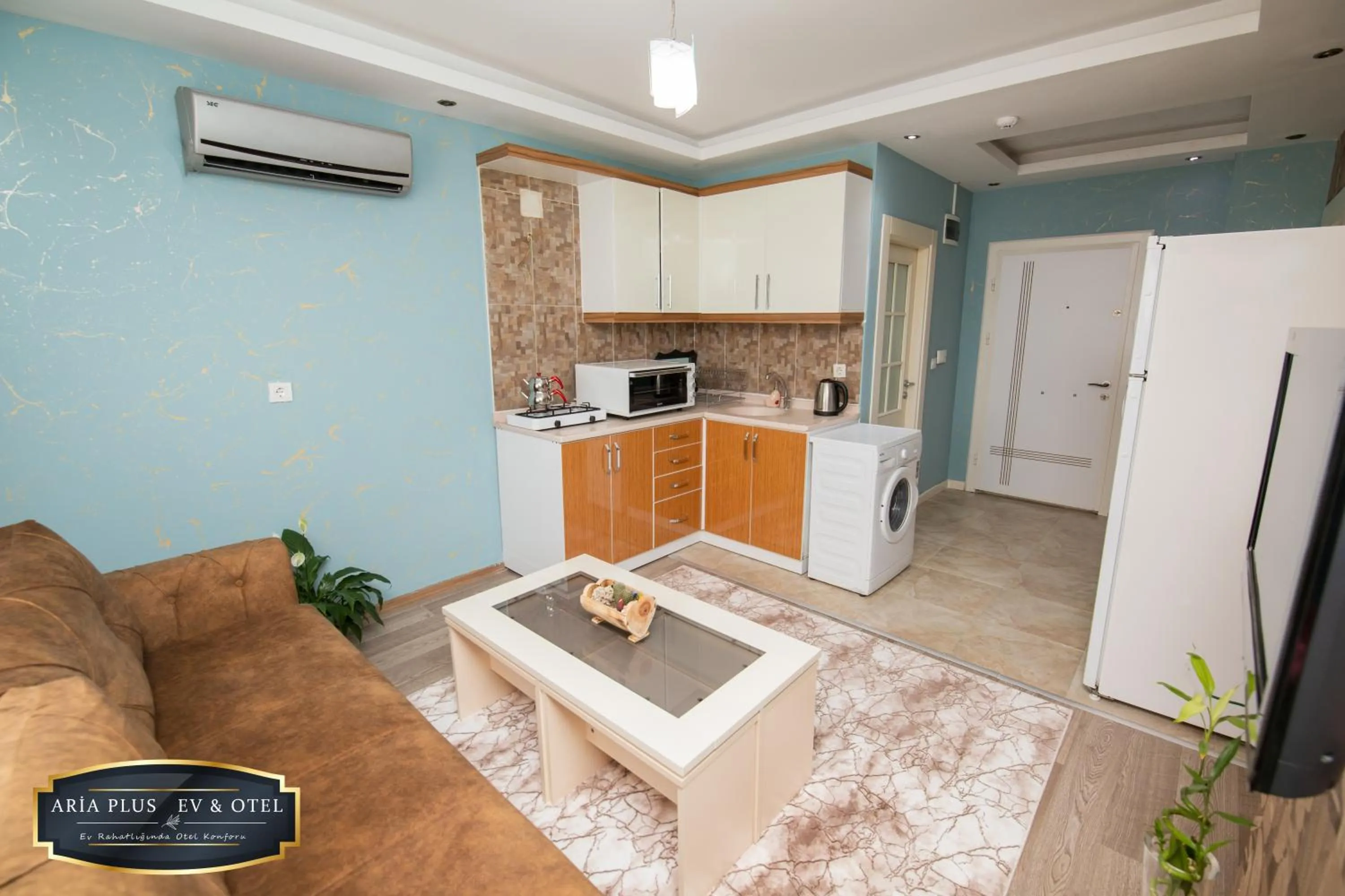 Living room in aria plus ev otel