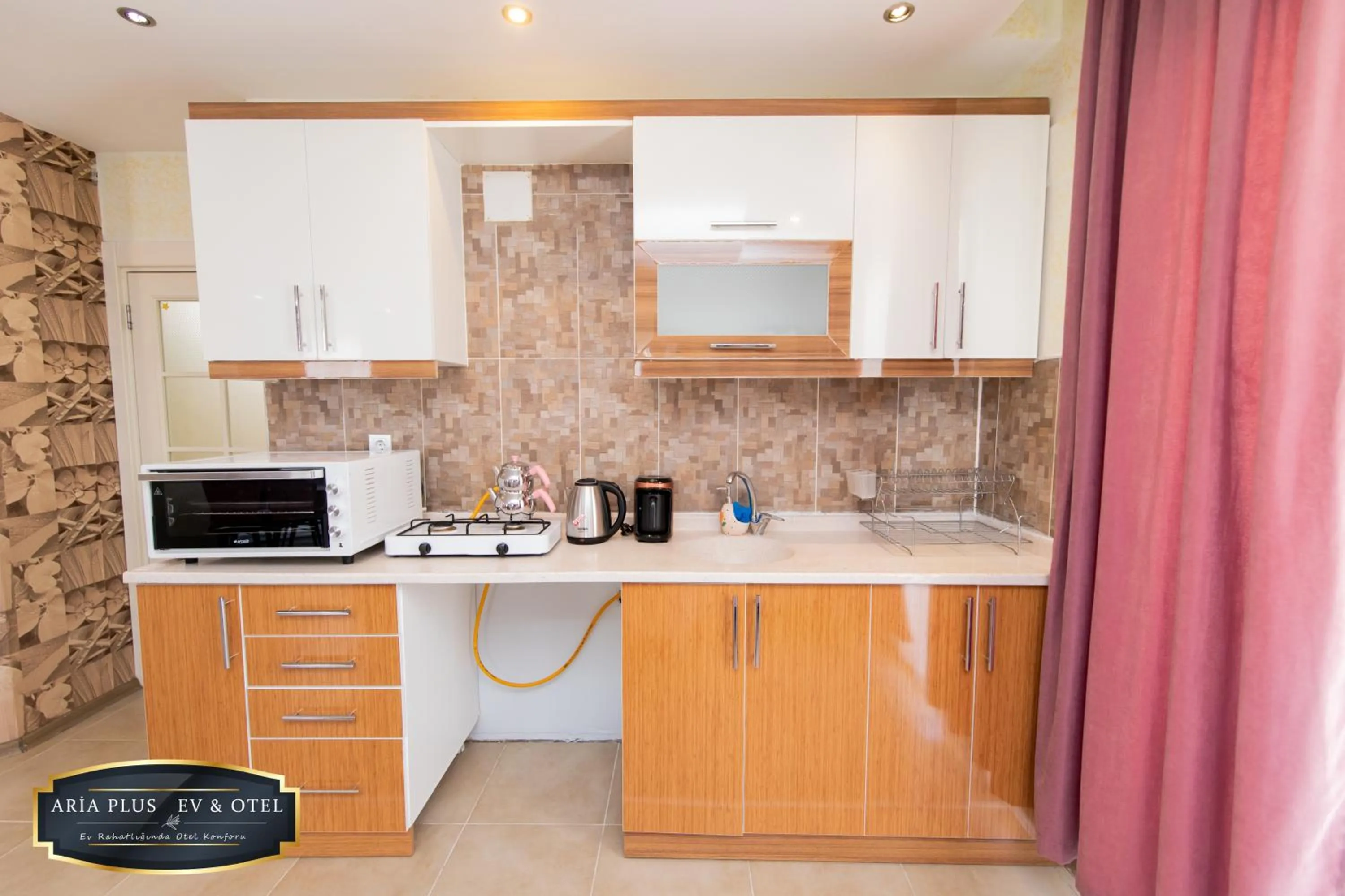 Kitchen or kitchenette in aria plus ev otel