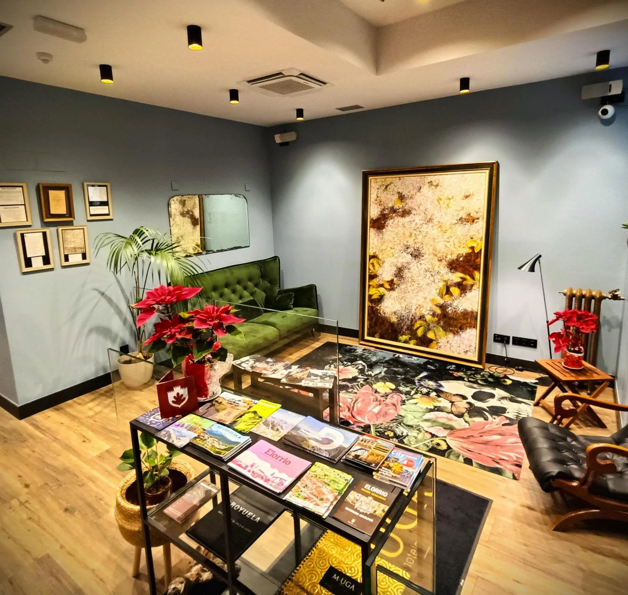 Lobby or reception in M&UGA Hotela