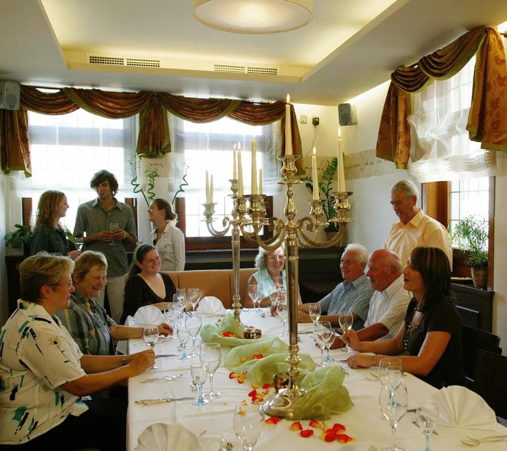 group of guests in Hotel Restaurant Goldener Engel