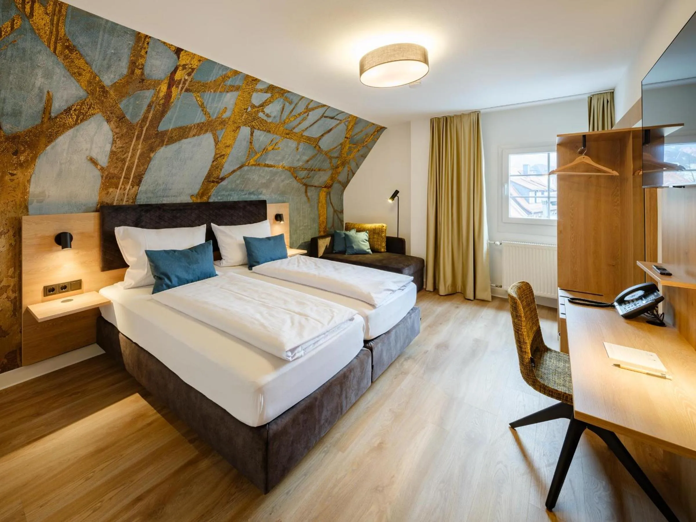 Photo of the whole room, Bed in Hotel Restaurant Goldener Engel