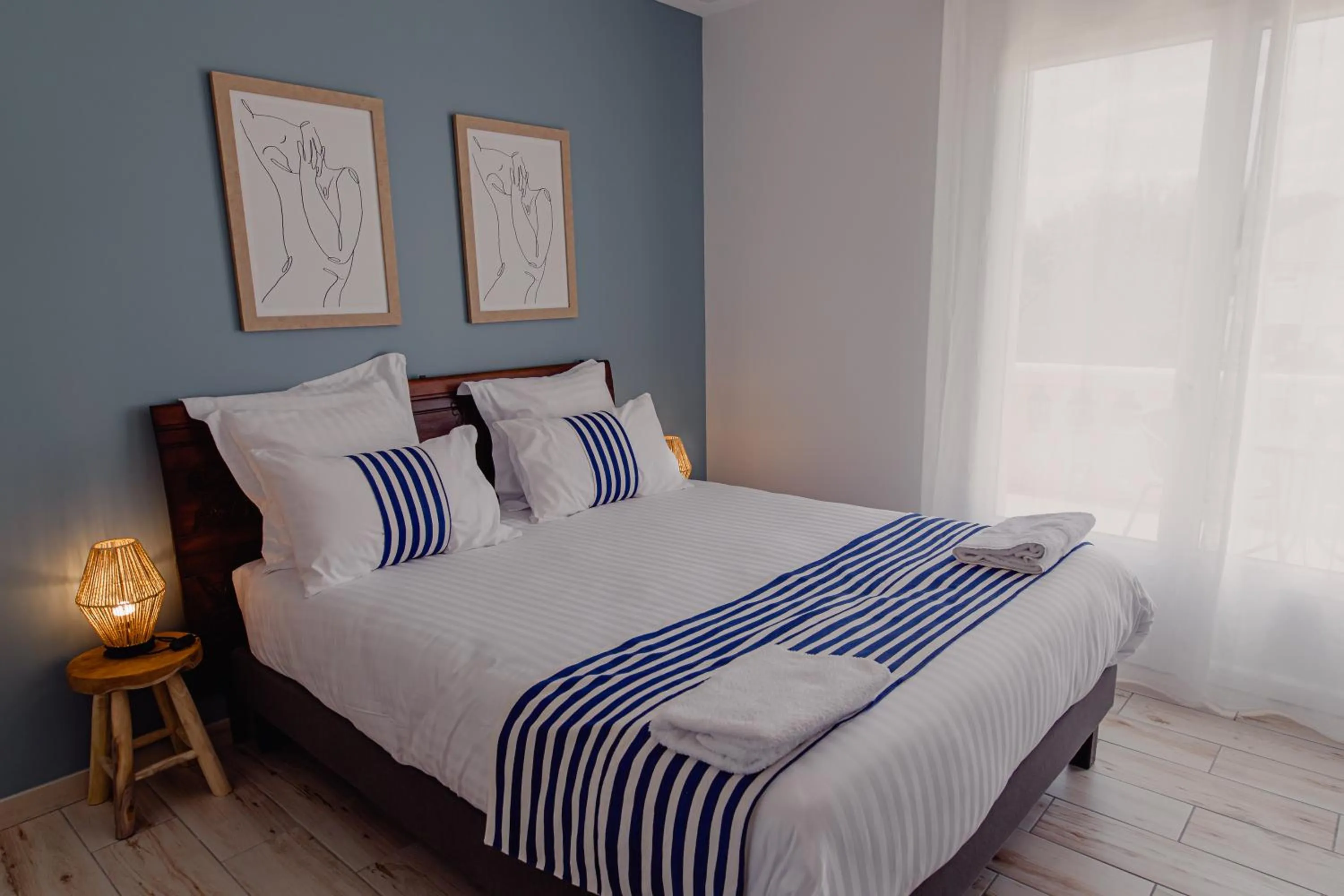 Bed in VILLA DES CHENES-Adult only