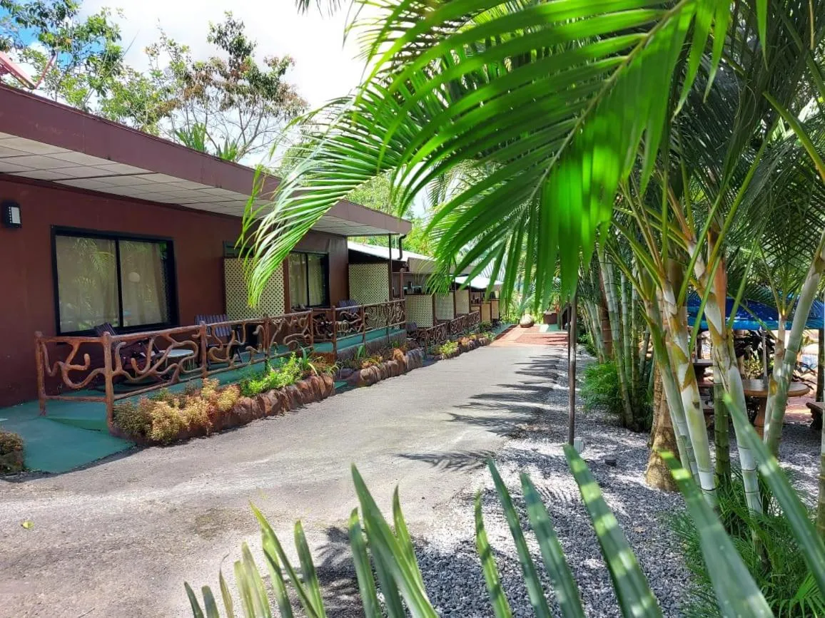 Patio in Hotel Palmera Real Hot Springs