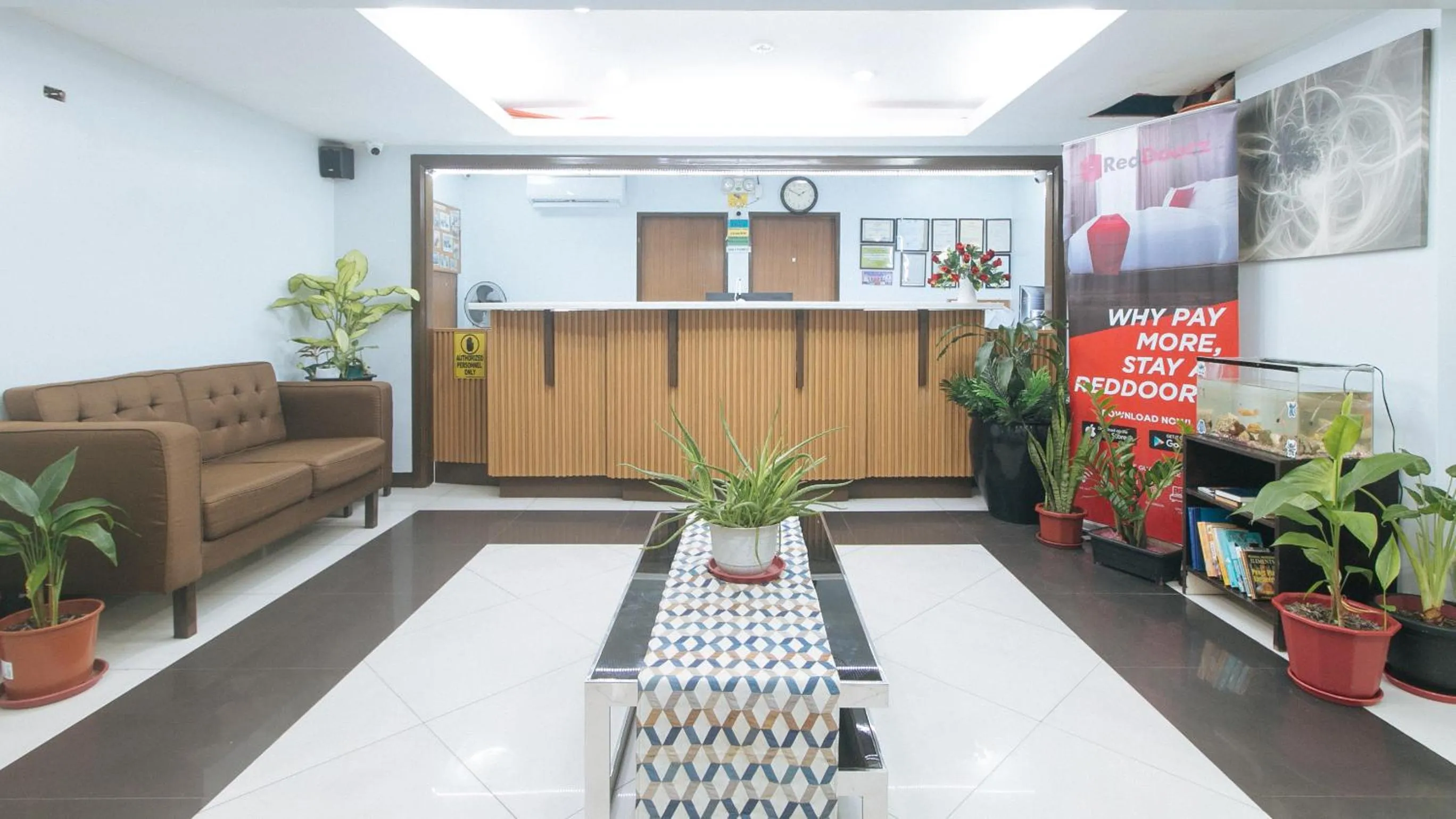 Lobby or reception in RedDoorz at BP International Powerhouse Inc near SM Manila