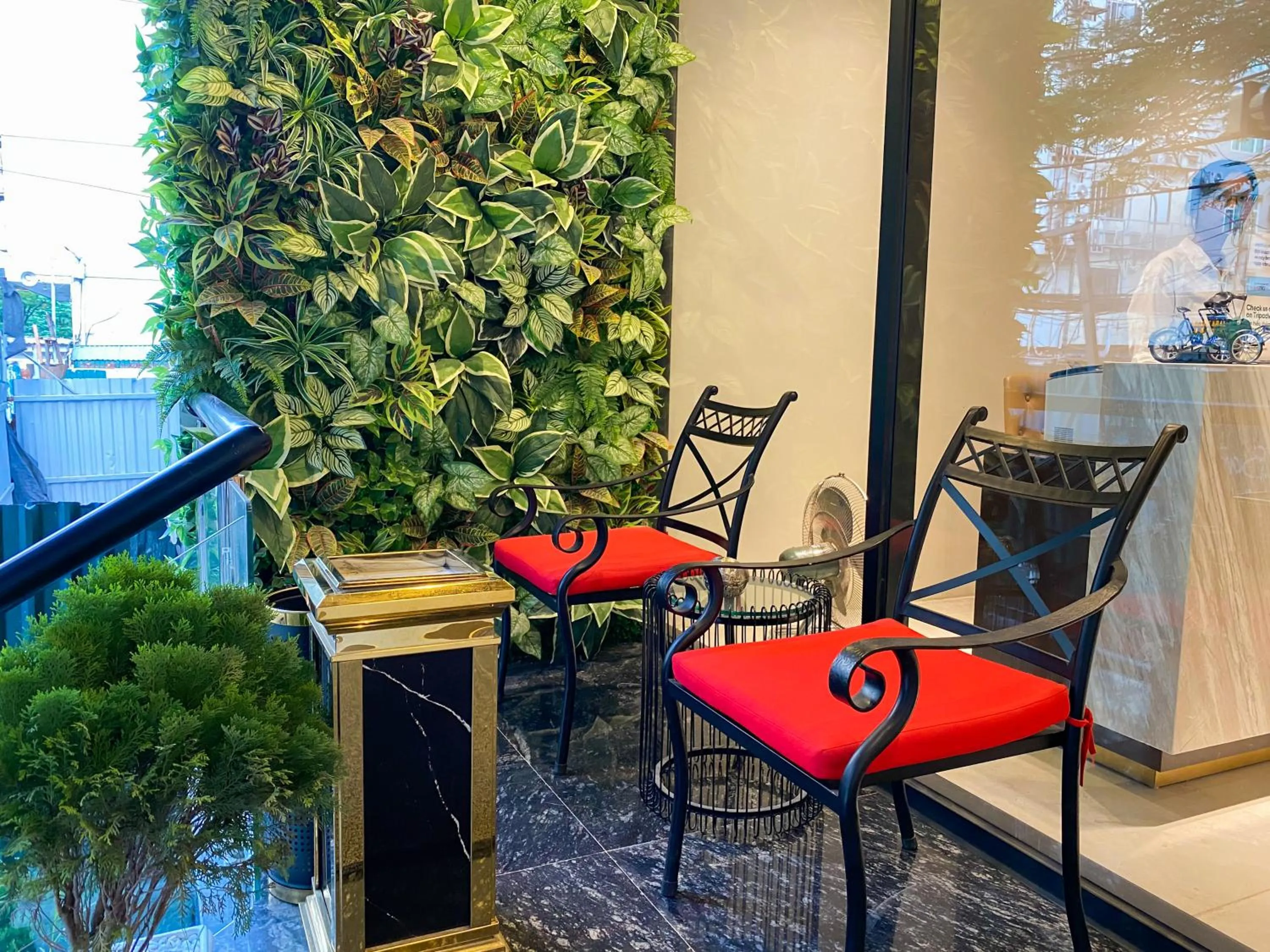 Balcony/Terrace in Ping Diamond Hotel Hanoi