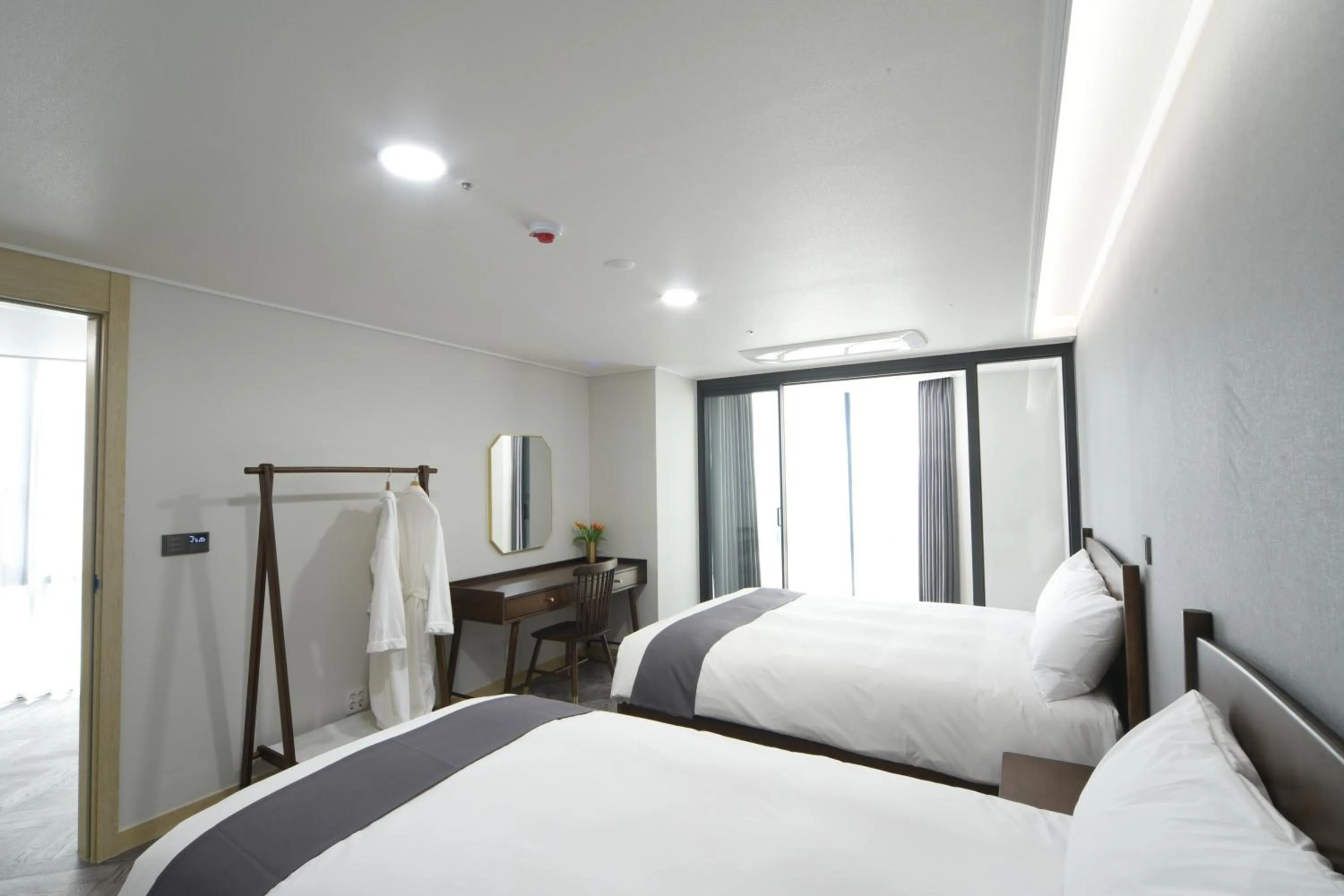 Bed in Haeundae Central Hotel