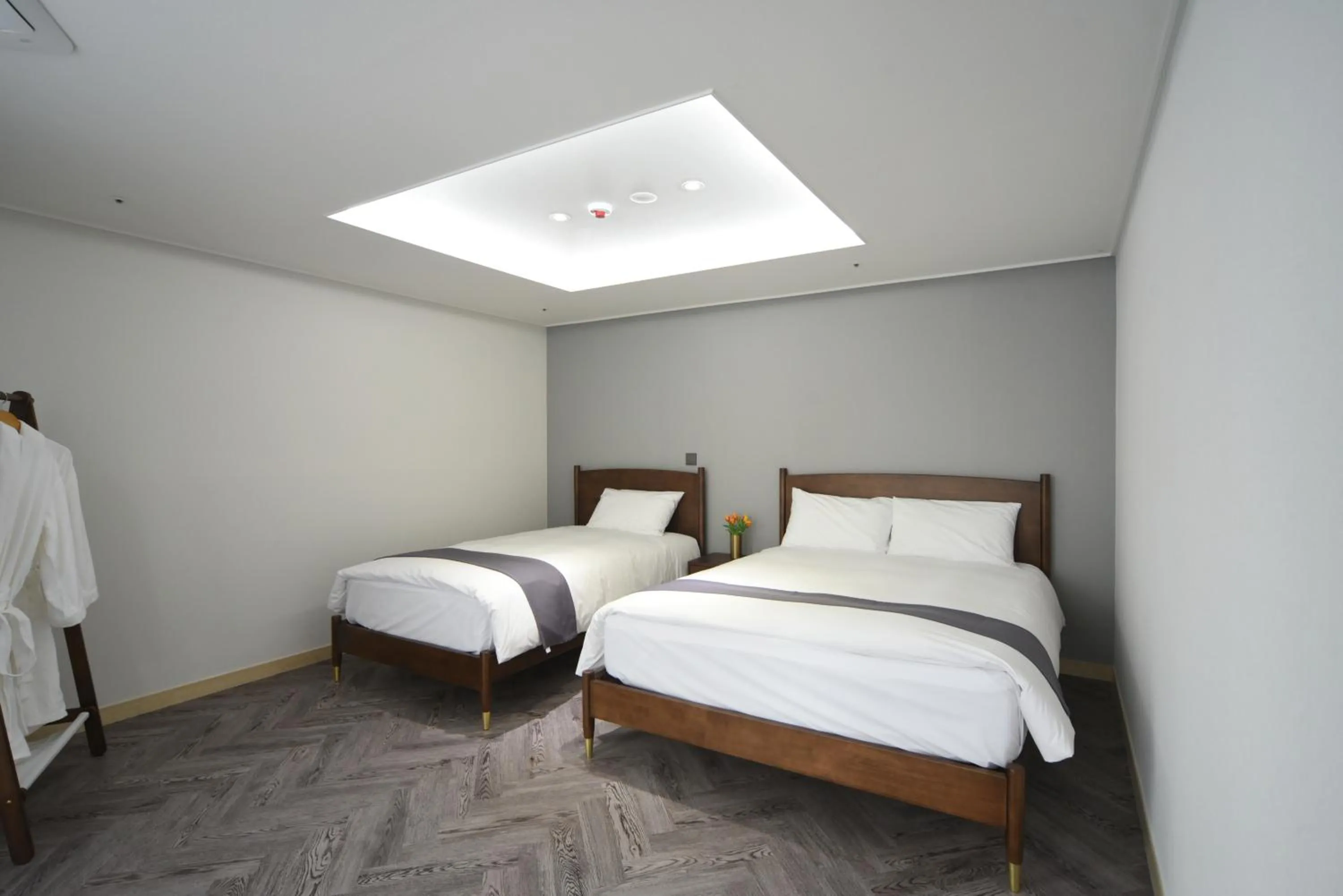 Bed in Haeundae Central Hotel