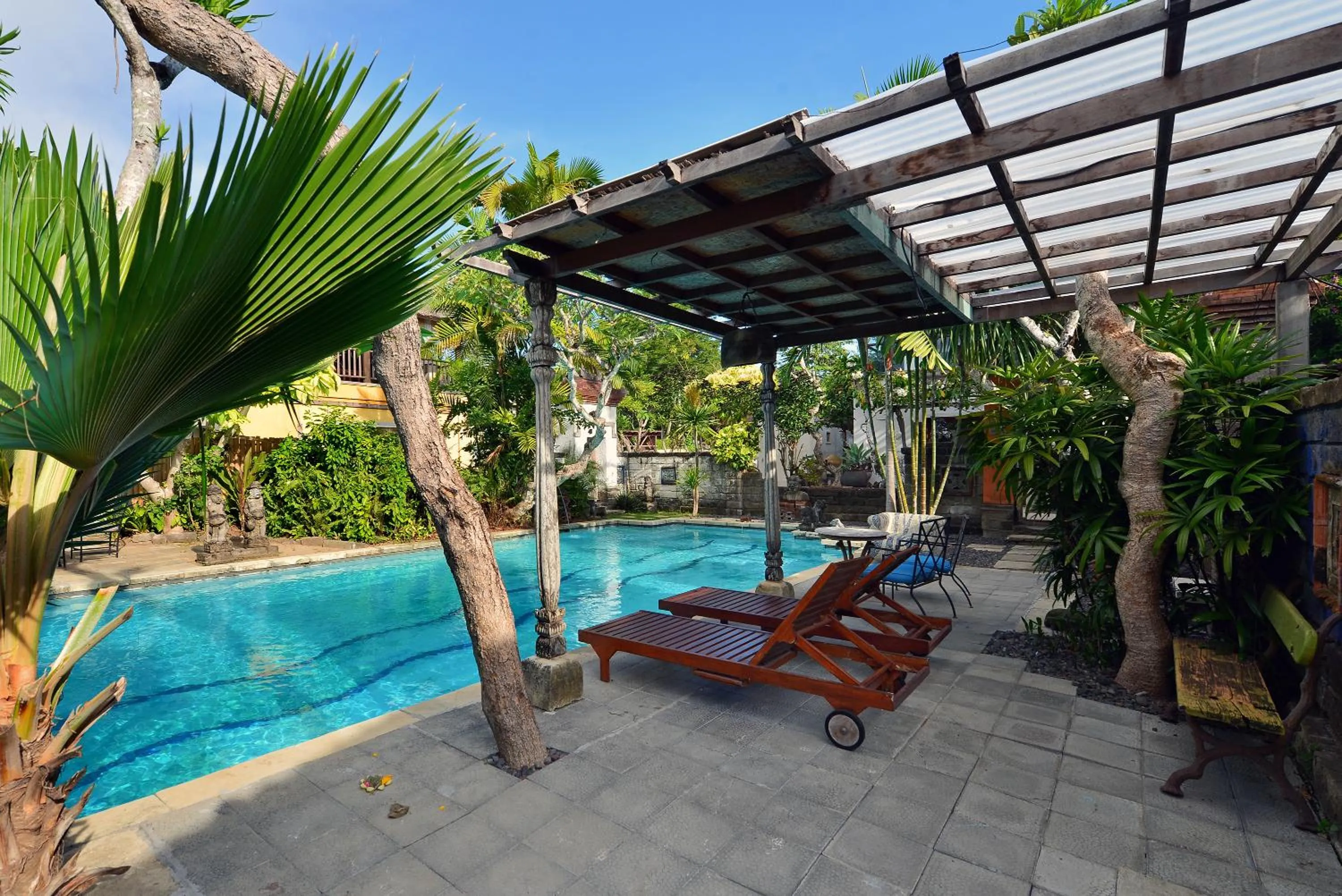 Patio in Bebek Cottages Sanur