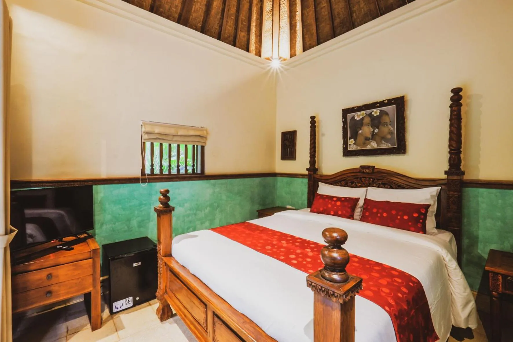 Bedroom, Bed in Bebek Cottages Sanur