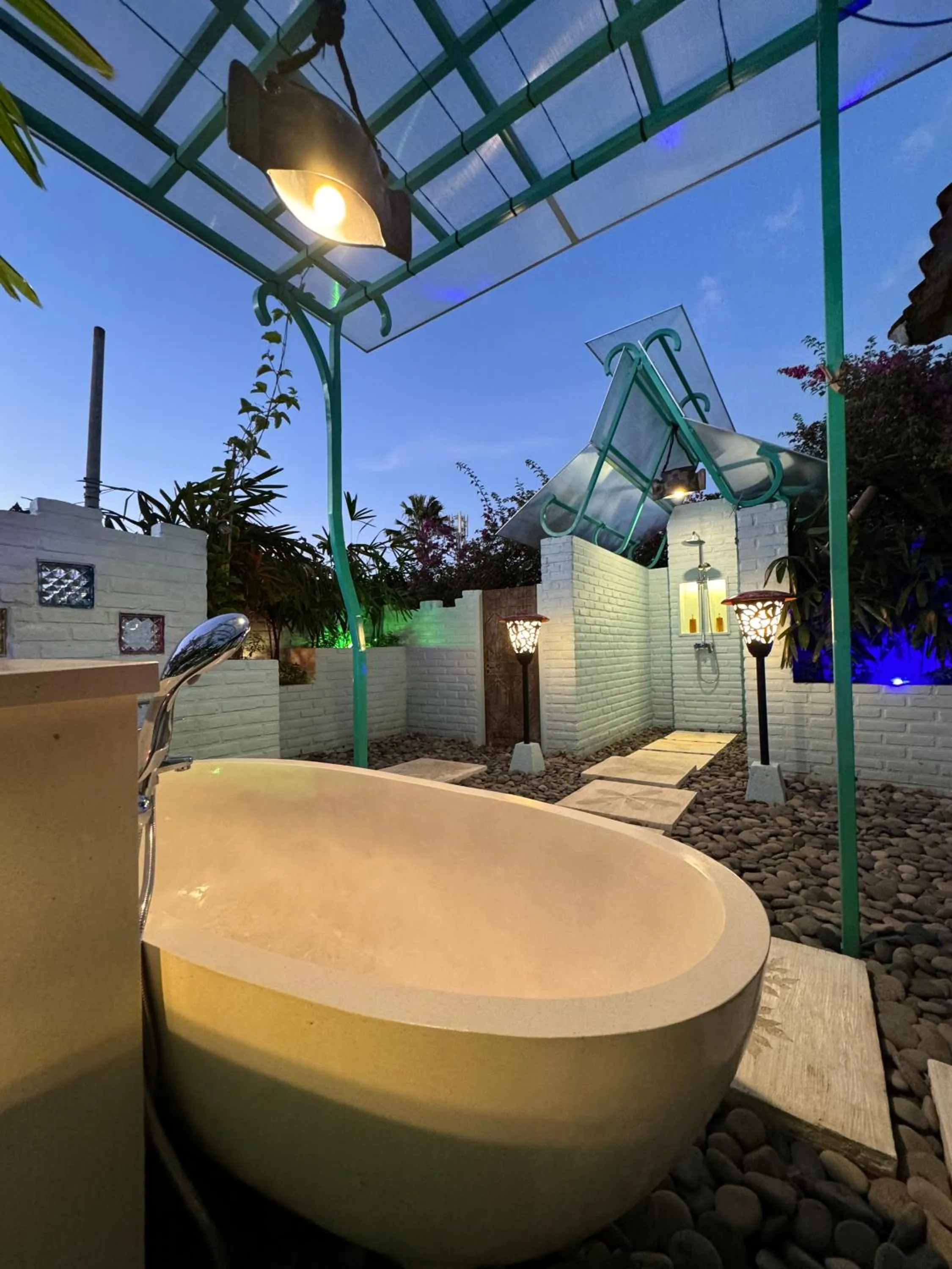 Night in Bebek Cottages Sanur