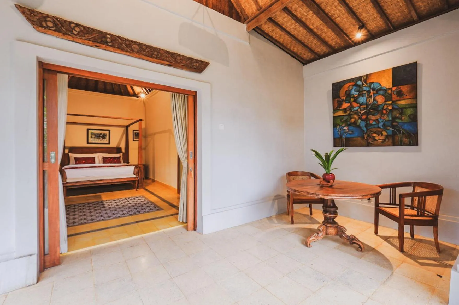 Bedroom, Bed in Bebek Cottages Sanur