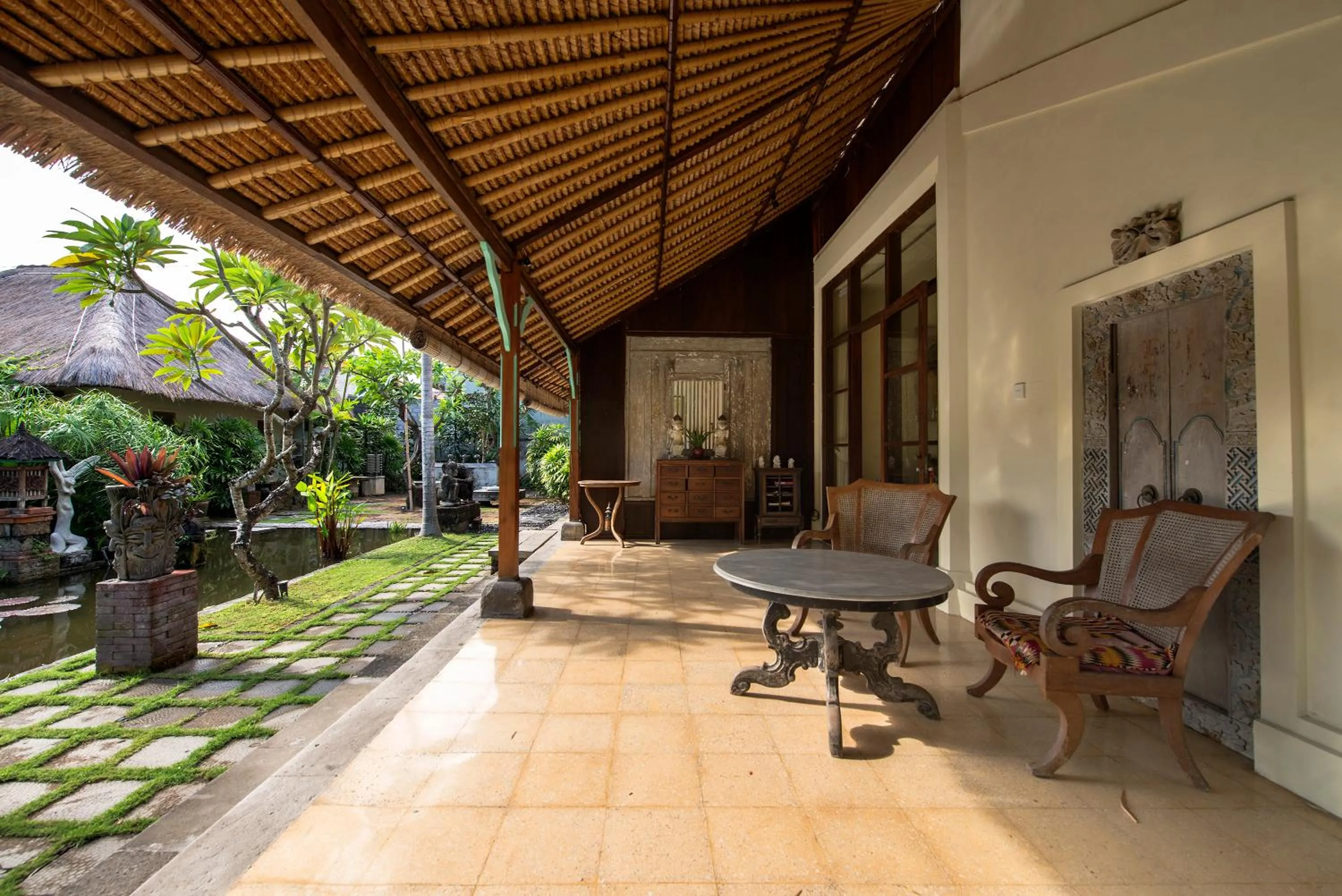 Patio in Bebek Cottages Sanur