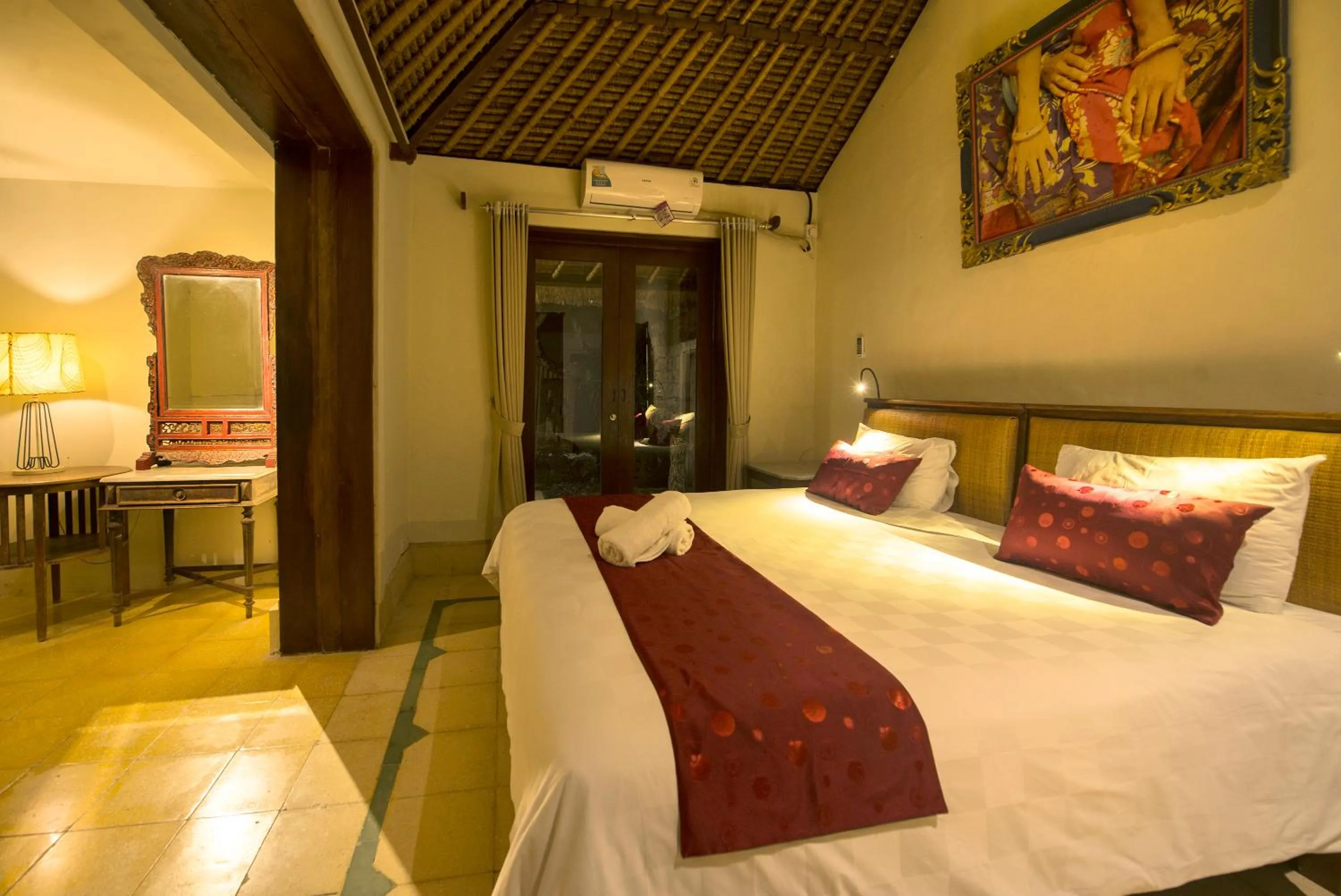 Bedroom, Bed in Bebek Cottages Sanur