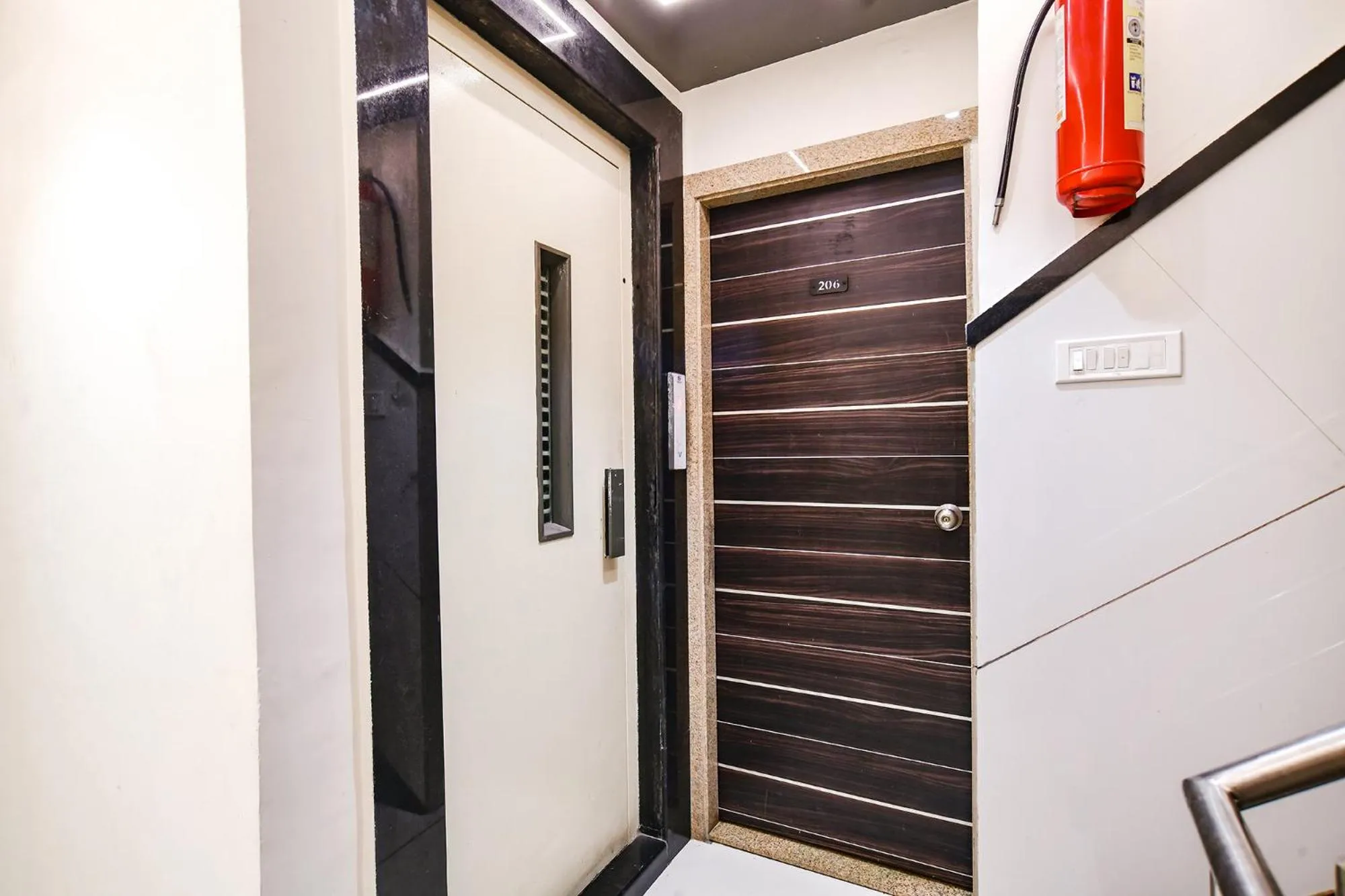 elevator in FabHotel Shree Ram Palace