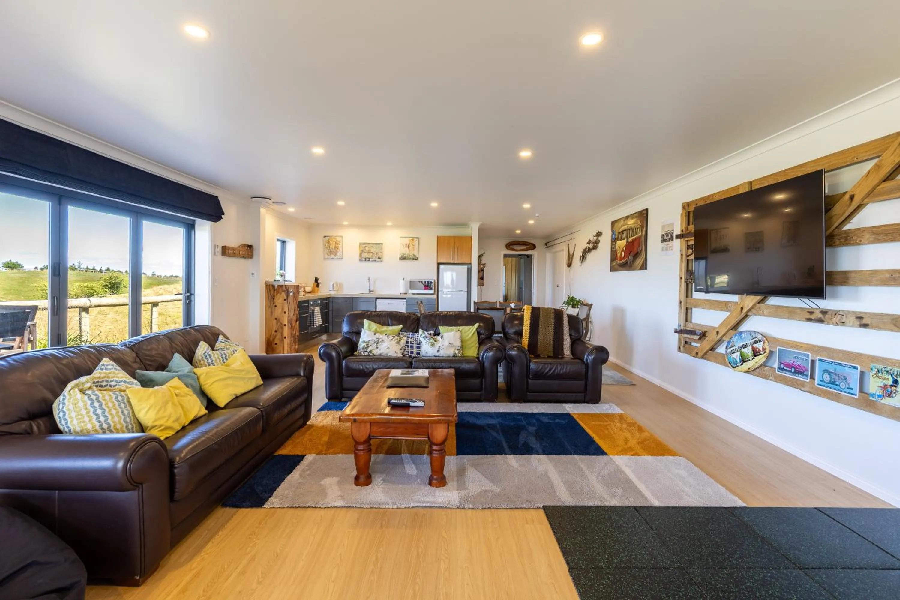 Living room in Hilltop Whakaipo Estate