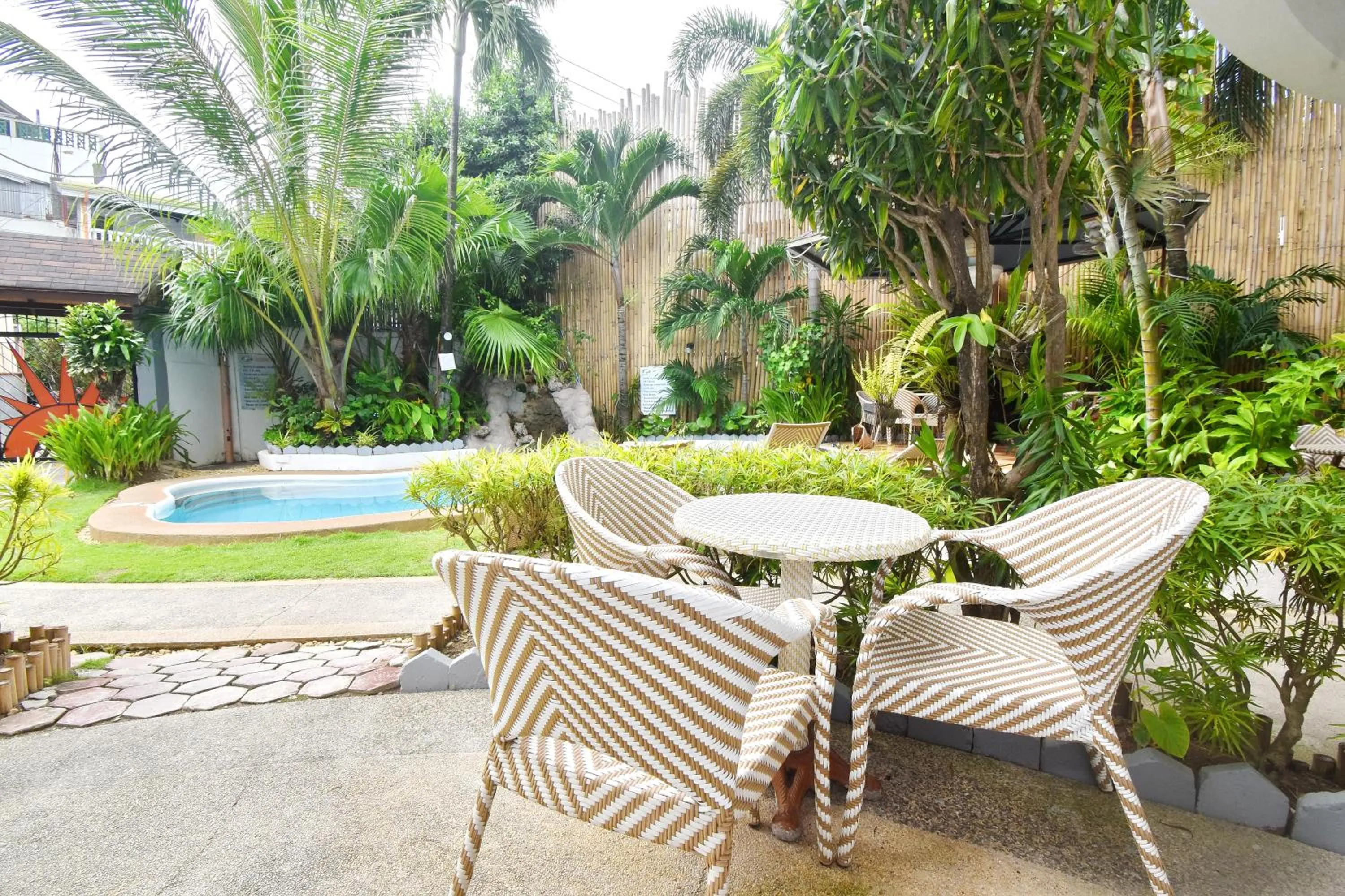 Garden in Villa Sunset Boracay