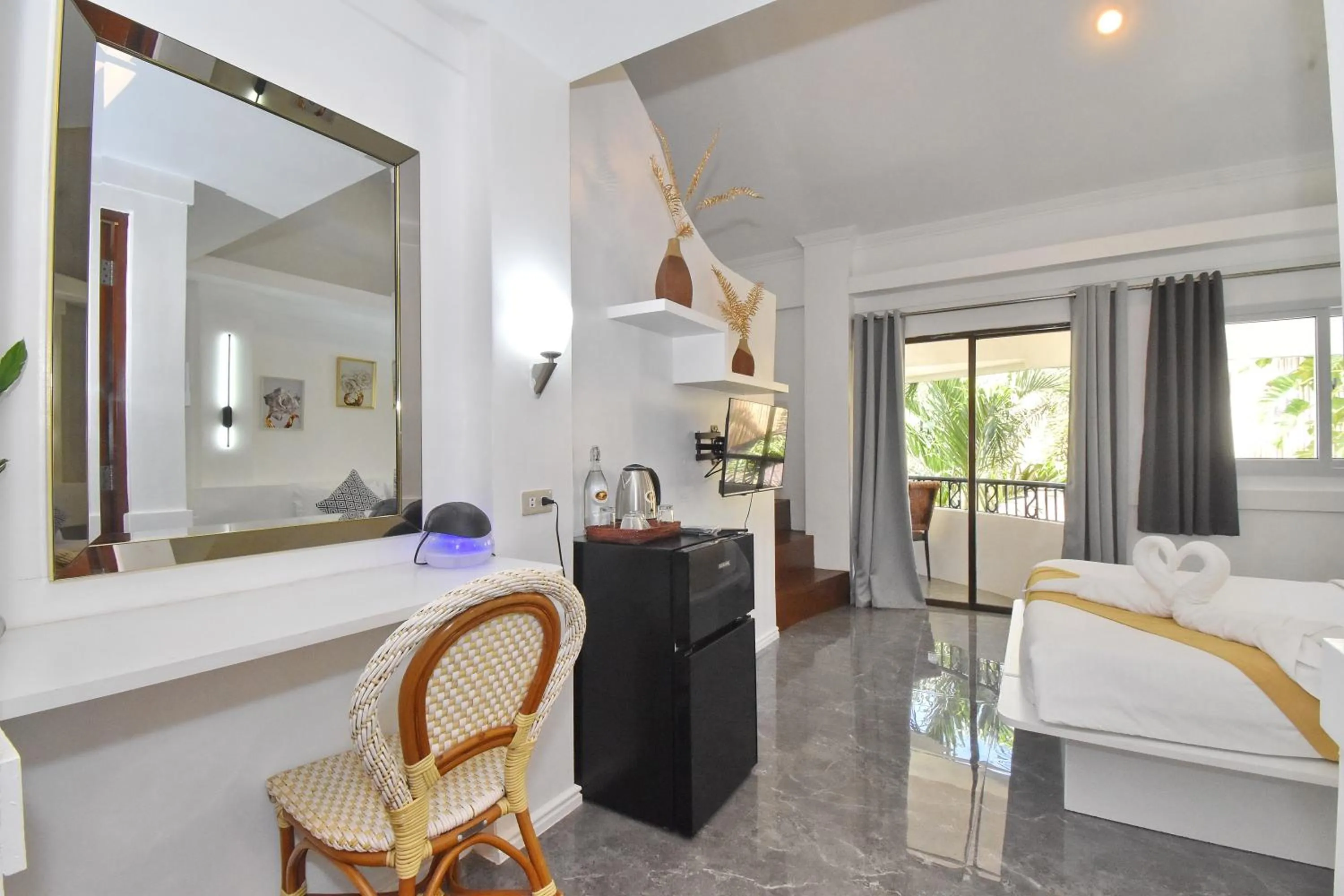 Seating area in Villa Sunset Boracay