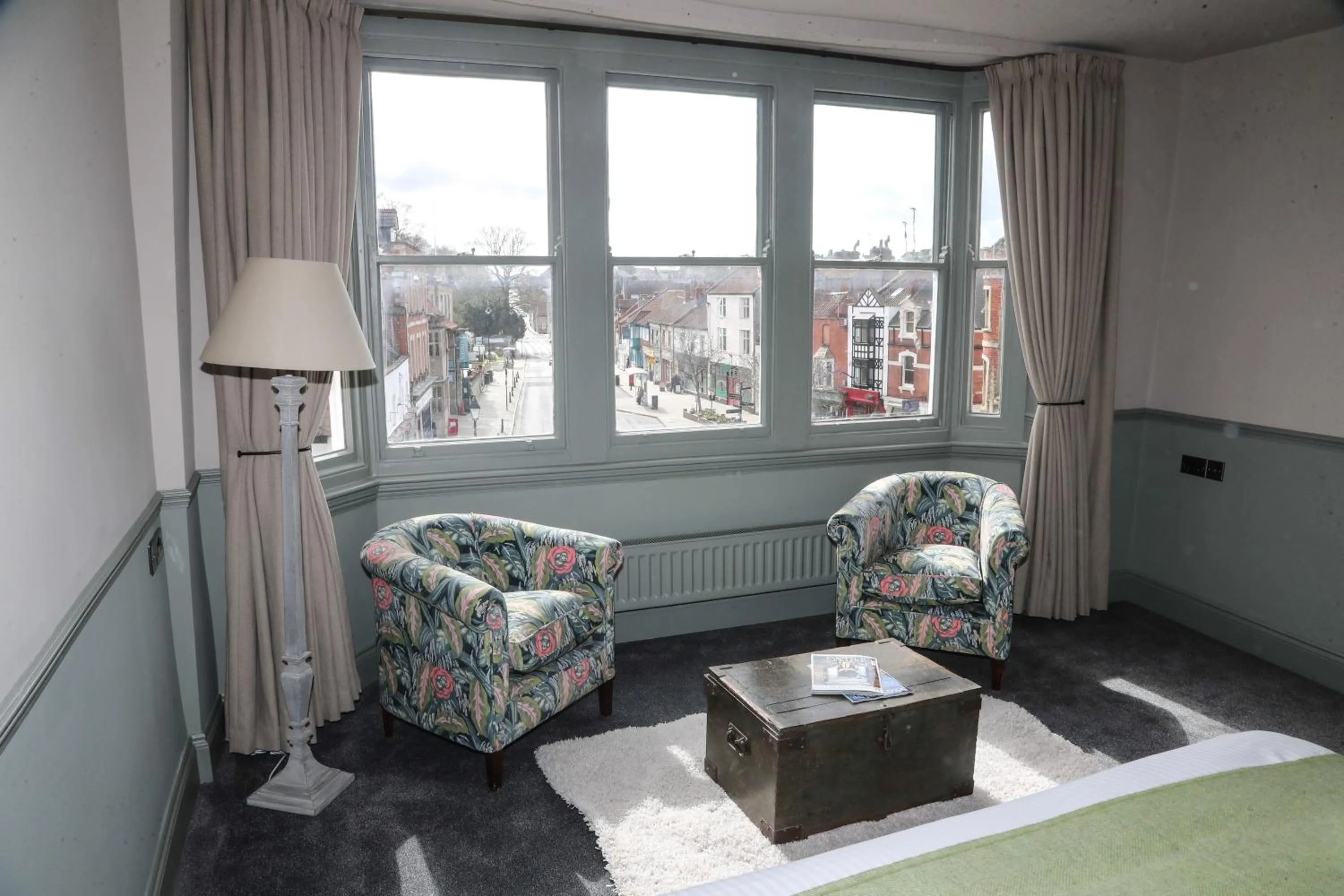 Seating area in The Crown Hotel