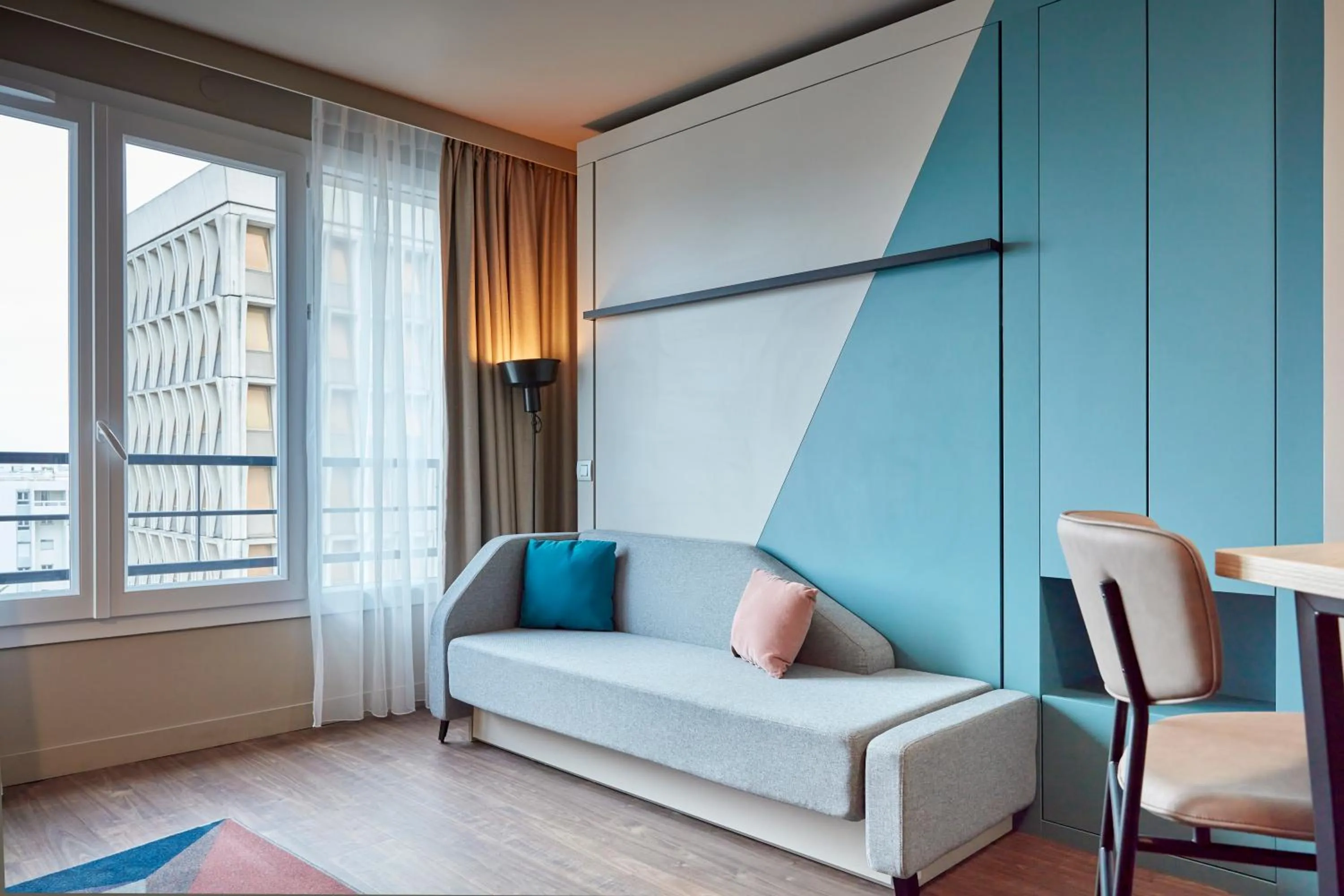 Bedroom, Bed in Aparthotel Adagio Paris Suresnes Longchamp
